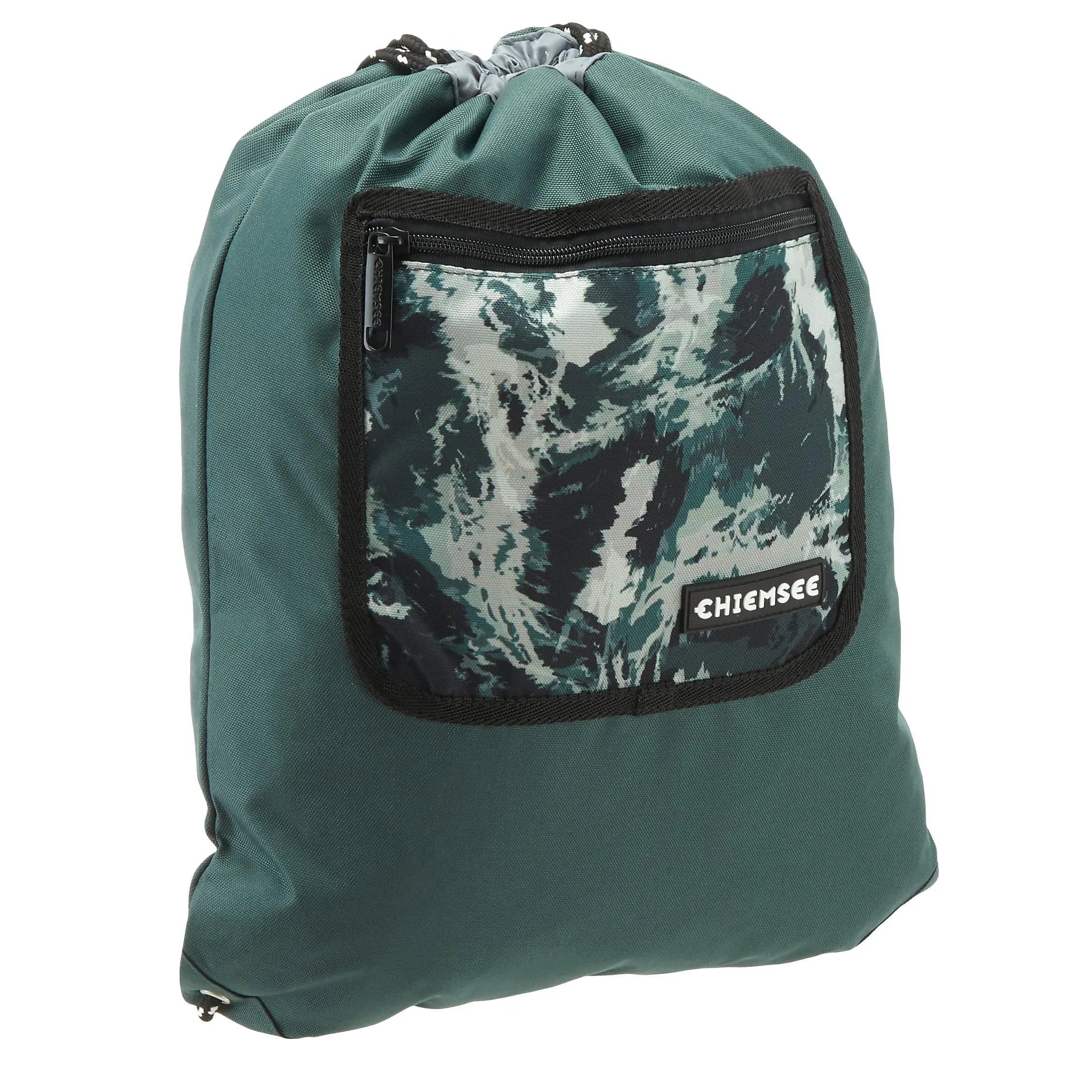 Chiemsee Sports & Travel Bags Drawstring Sportbeutel 45 cm - dark green-sand