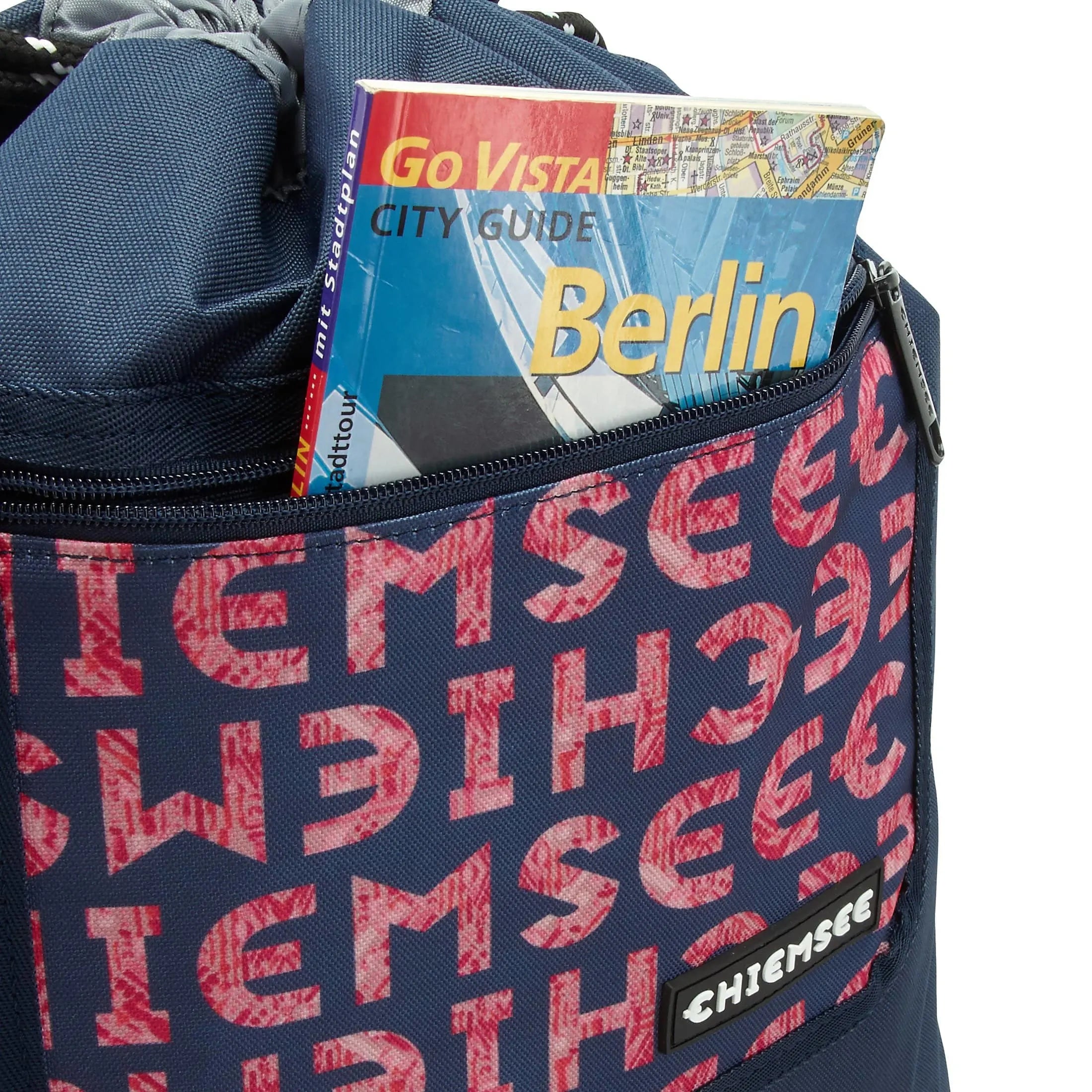 Chiemsee Sports & Travel Bags Drawstring Sportbeutel 45 cm - dark green-sand