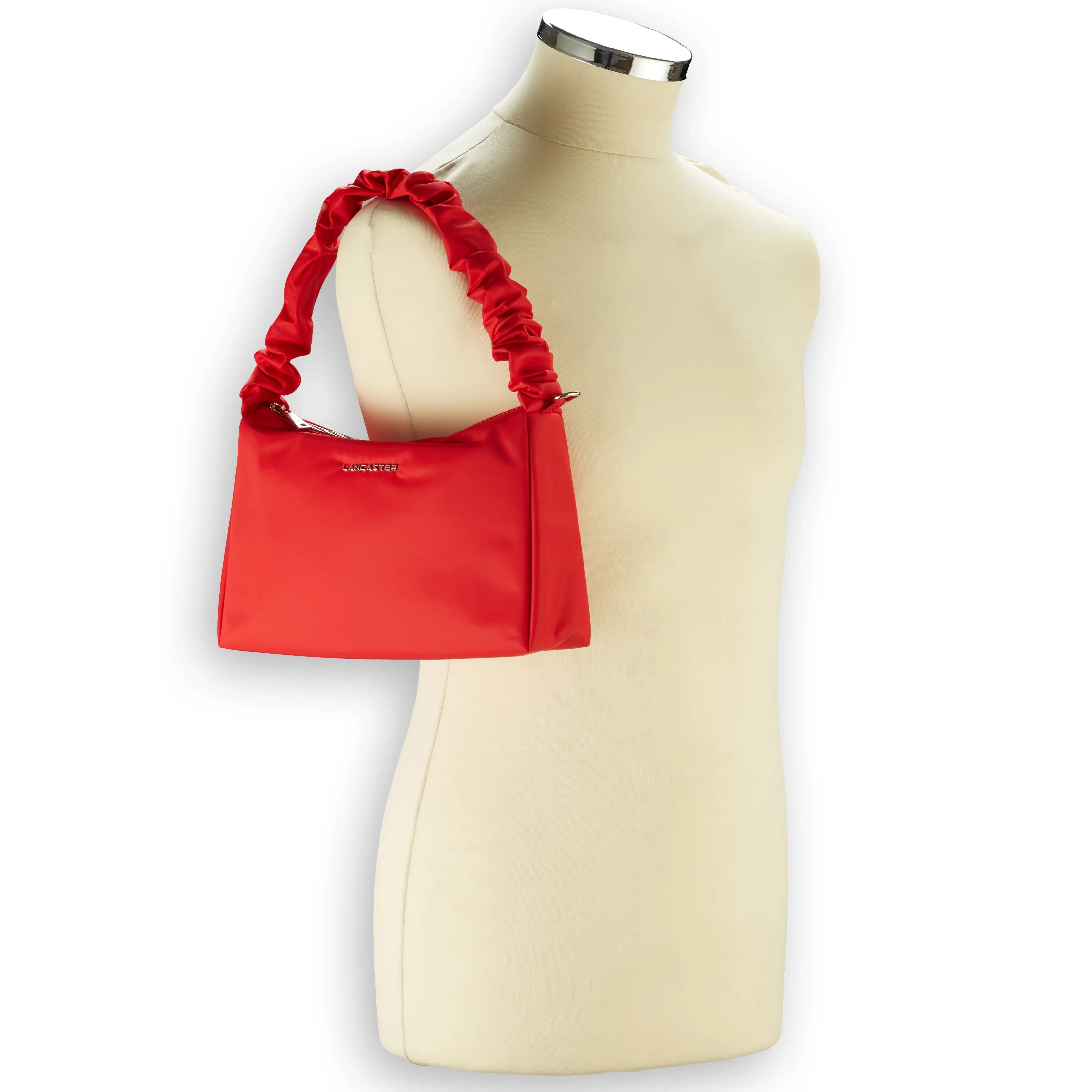 Lancaster Basic Chouchou handbag 27 cm - Galet