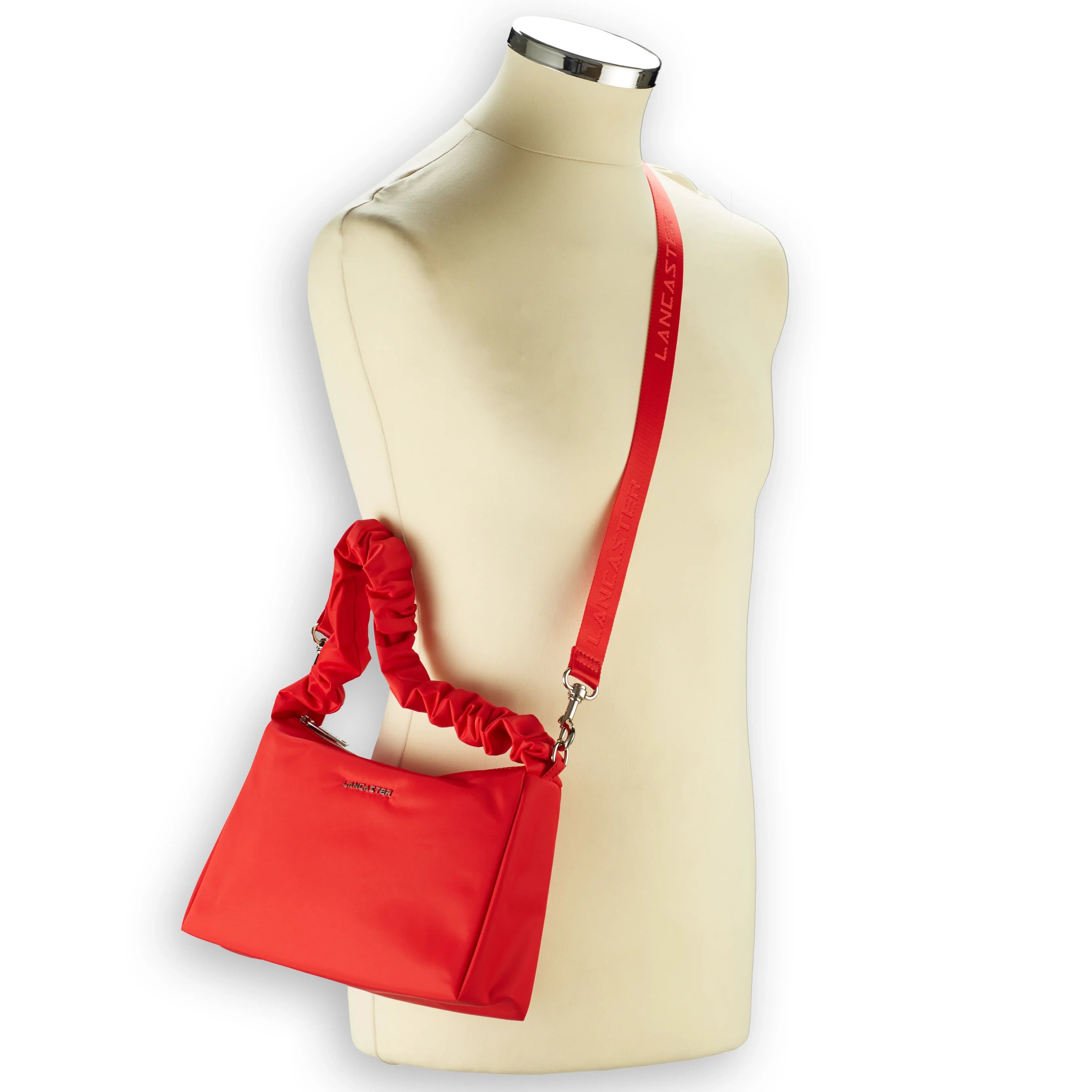 Lancaster Basic Chouchou handbag 27 cm - Galet