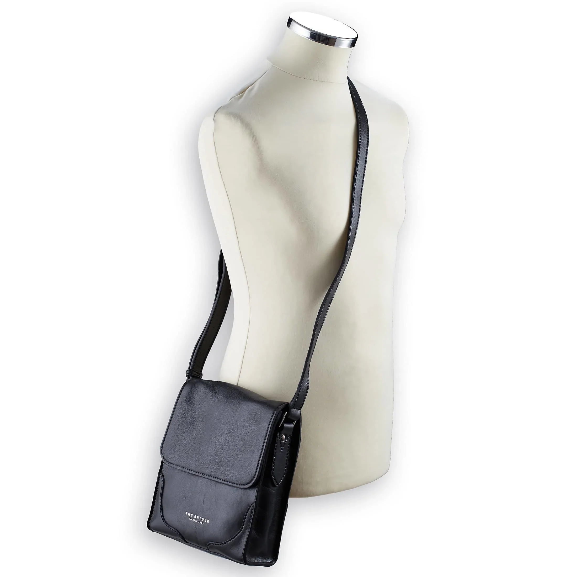 The Bridge Raw Uomo Messenger 20 cm - schwarz