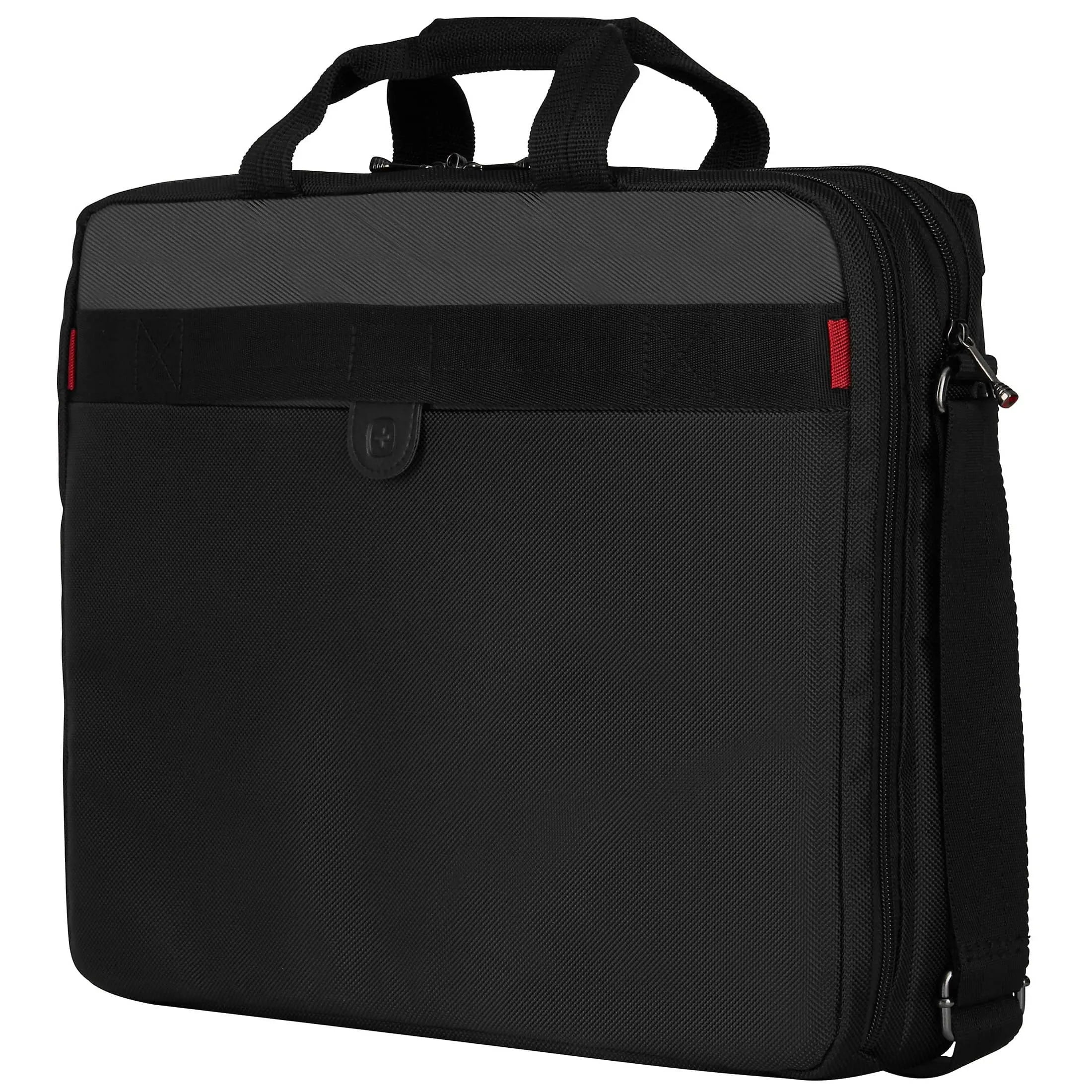 Wenger Business Legacy Laptop Slimcase 17 inch 44 cm - Black-Grey