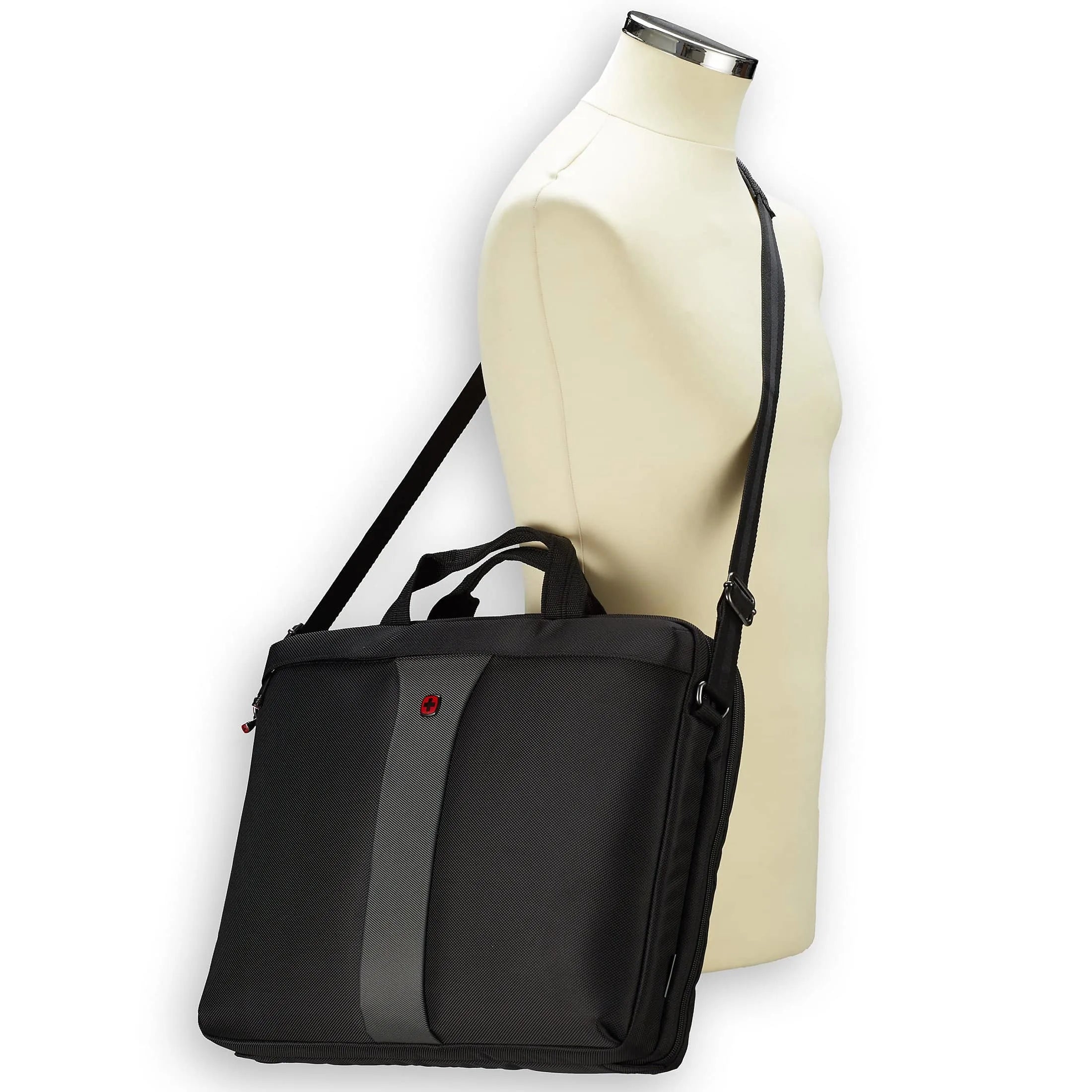 Wenger Business Legacy Laptop Slimcase 17 inch 44 cm - Black-Grey