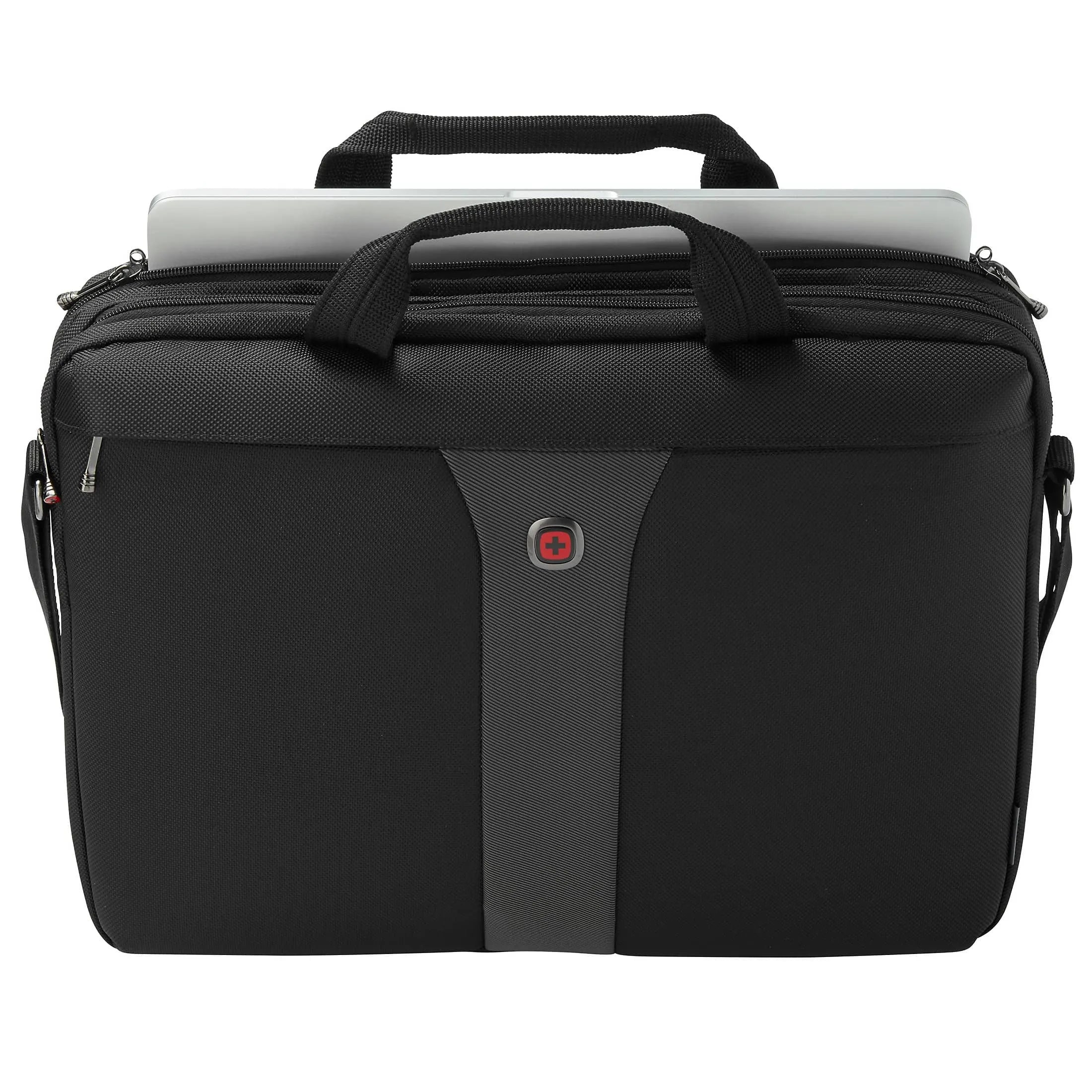 Wenger Business Legacy Laptop Slimcase 17 inch 44 cm - Black-Grey