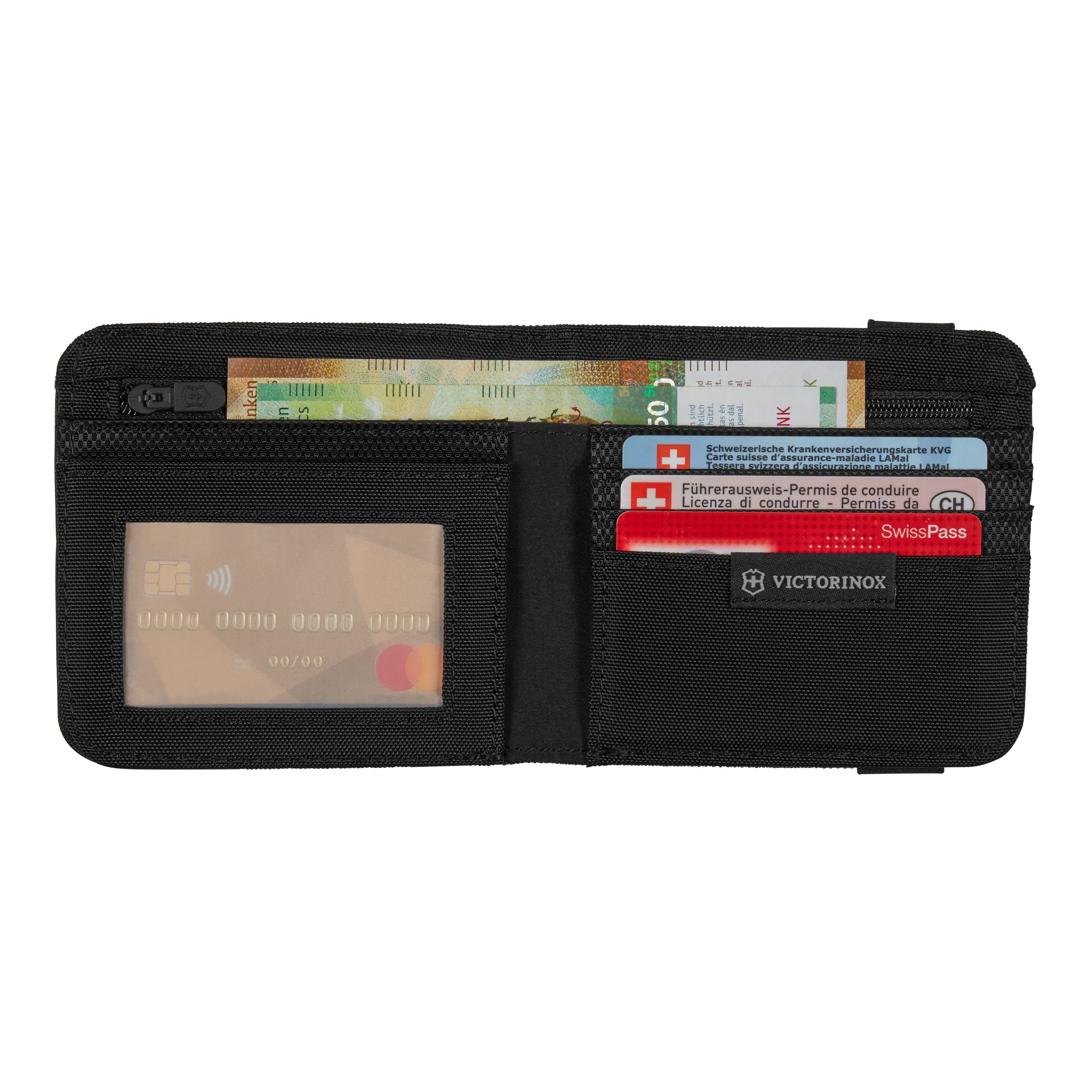 Victorinox Travel Accessories 5.0 Bi-Fold Geldbörse 11 cm - Schwarz