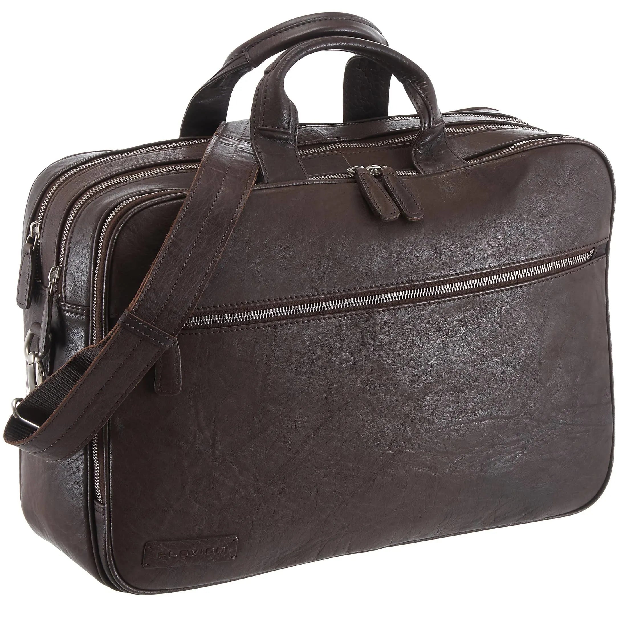 Plevier 600er Serie Aktentasche 39 cm - cognac