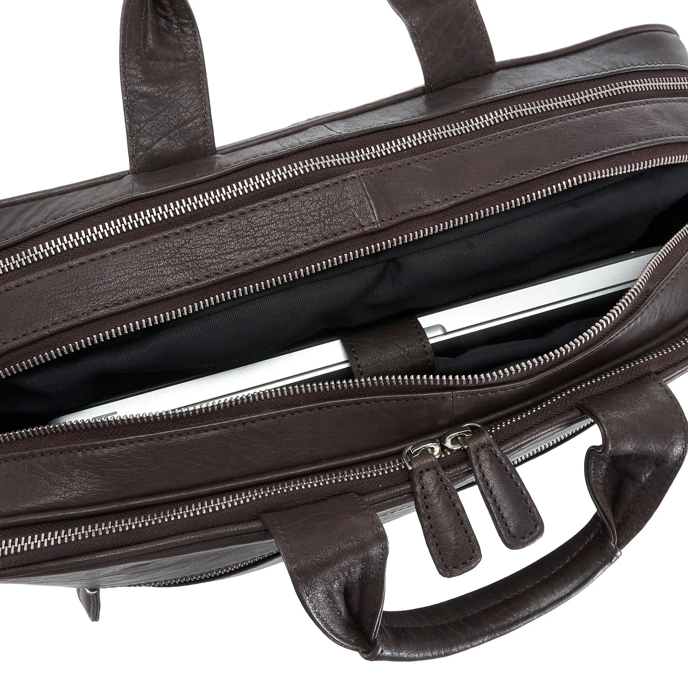 Plevier 600er Serie Aktentasche 39 cm - cognac