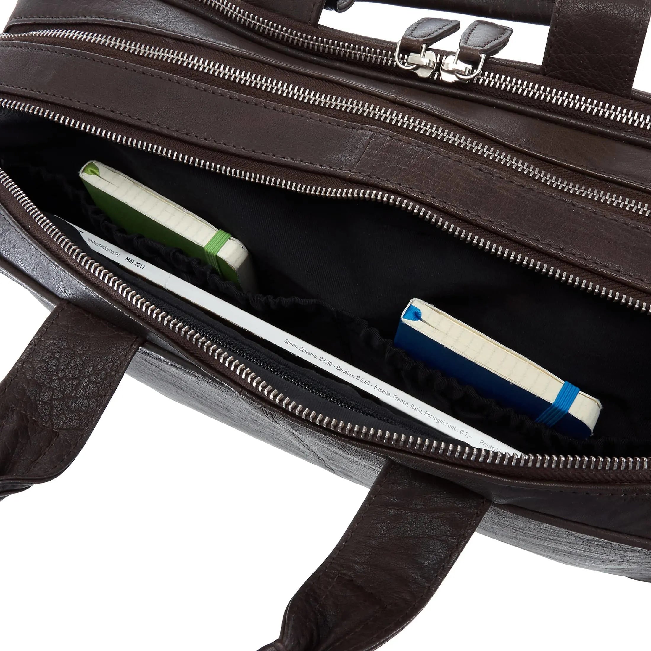 Plevier 600er Serie Aktentasche 39 cm - cognac