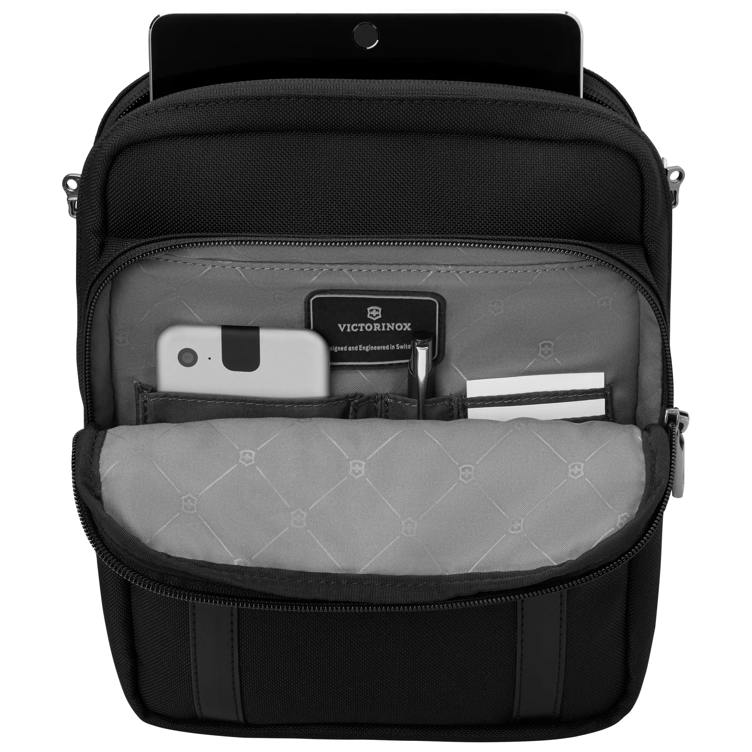 Victorinox Werks Professional Cordura Crossbody Tablet Bag 29 cm - Black
