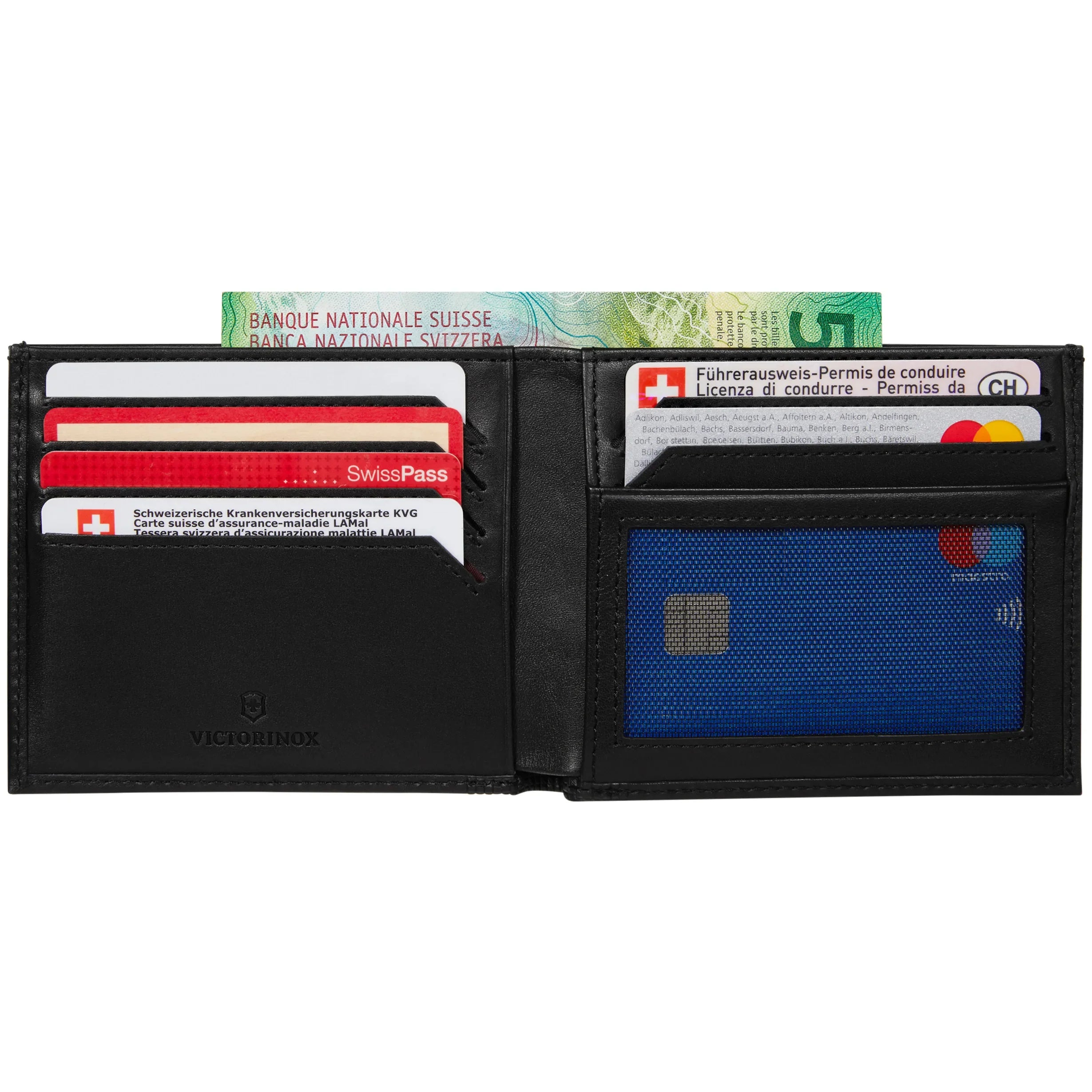 Victorinox Altius Alox Bi-Fold Wallet 11 cm - Black