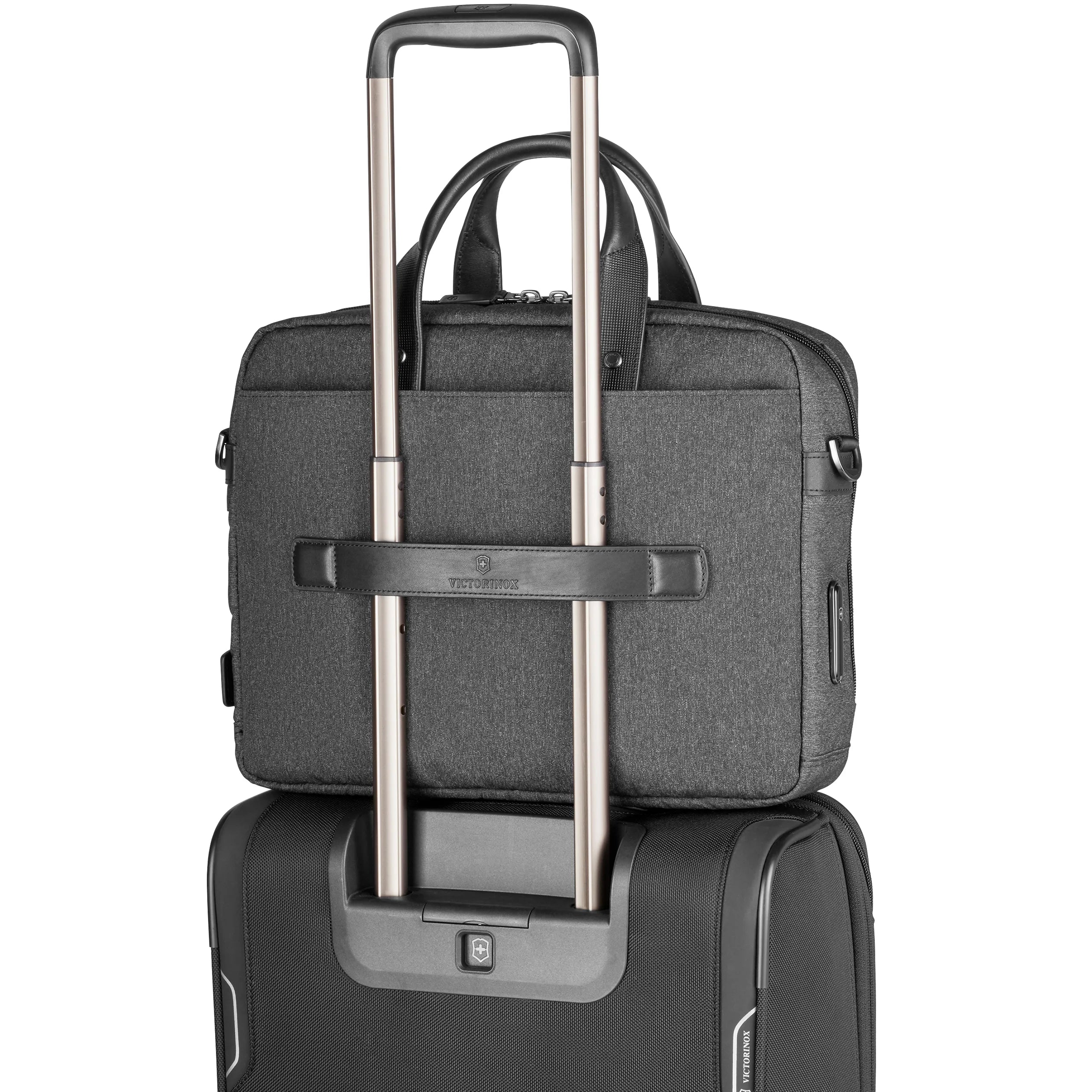 Victorinox Architecture Urban2 Briefcase 42 cm - Melange Grey/Black