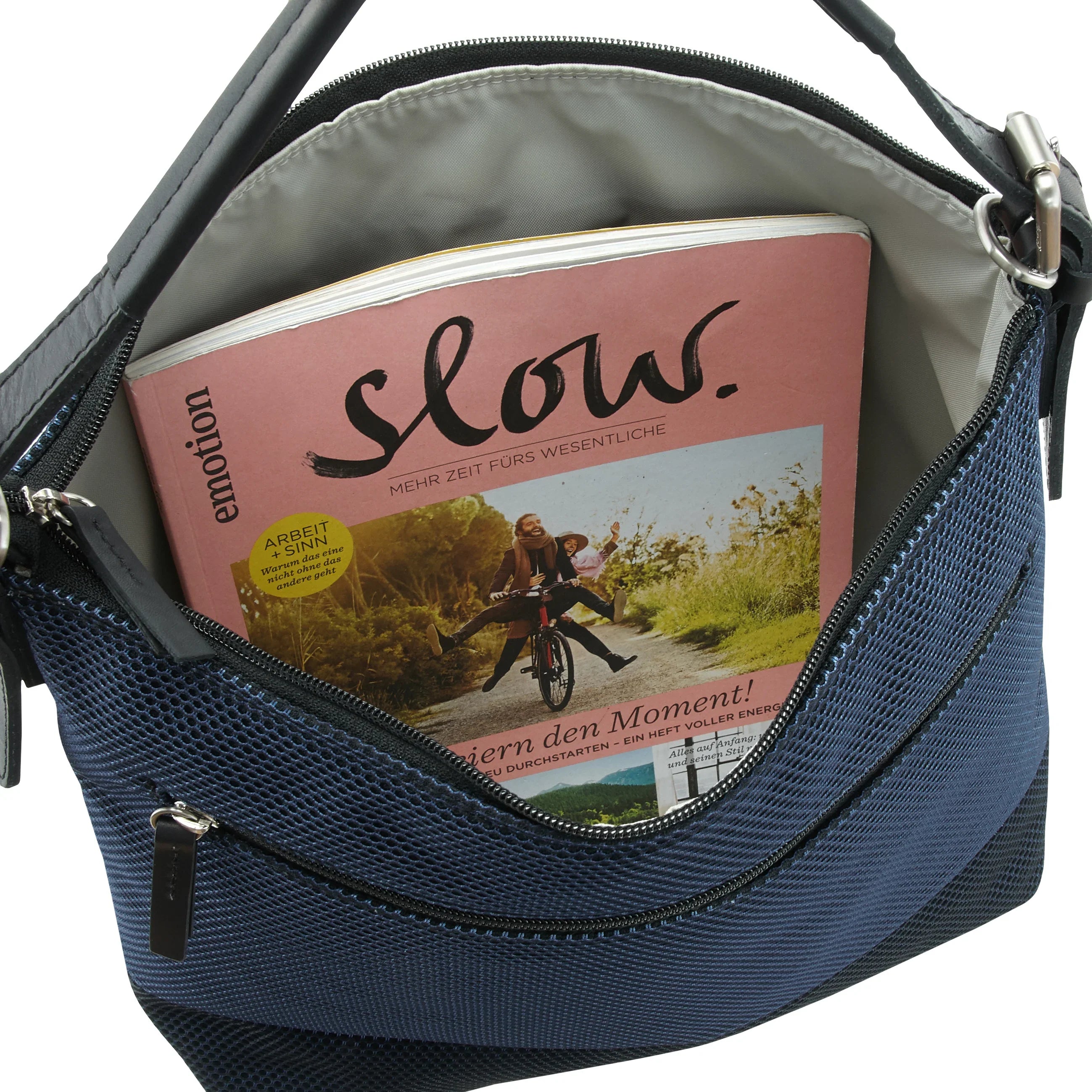 Jost Mesh Hobo Bag shoulder bag 30 cm - blue