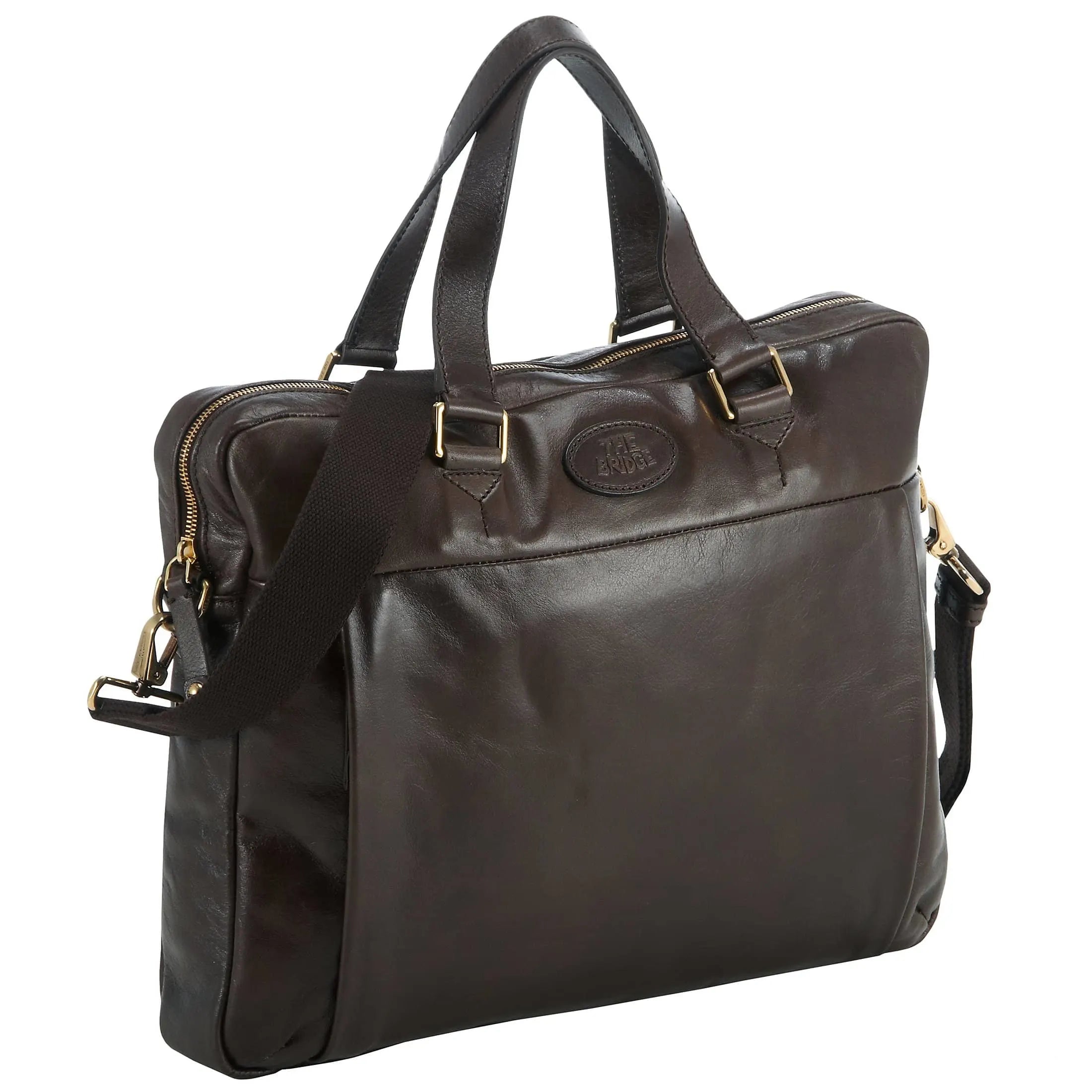 The Bridge Chatwin Computer Bag 40 cm - testa di moro