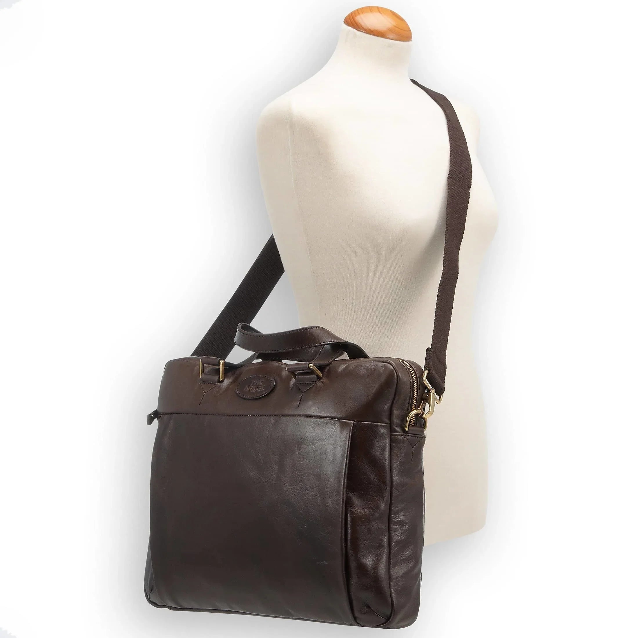 The Bridge Chatwin Computer Bag 40 cm - testa di moro