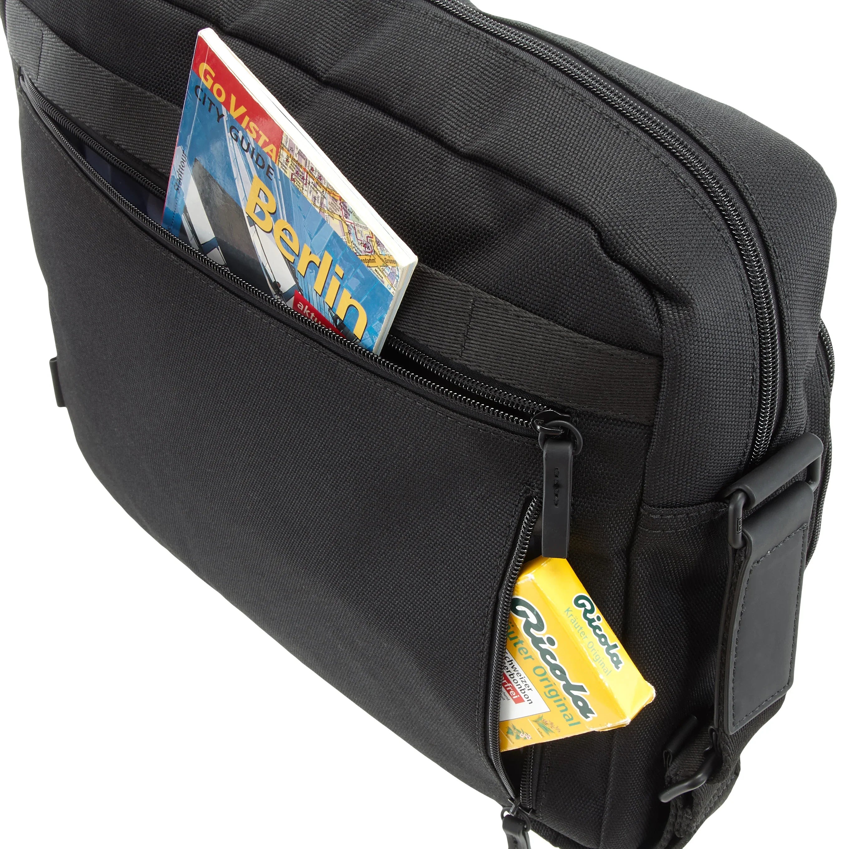 Jost Helsinki II Umhängetasche 38 cm - schwarz