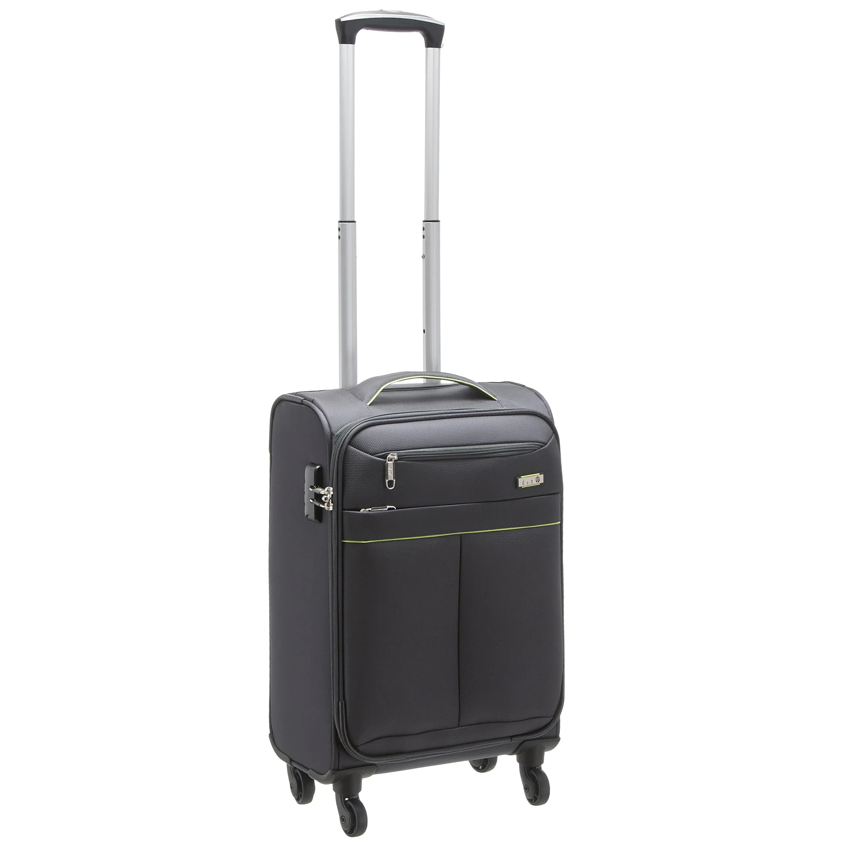 d&n Travel Line 6704 4-wheel cabin trolley 55 cm - blue