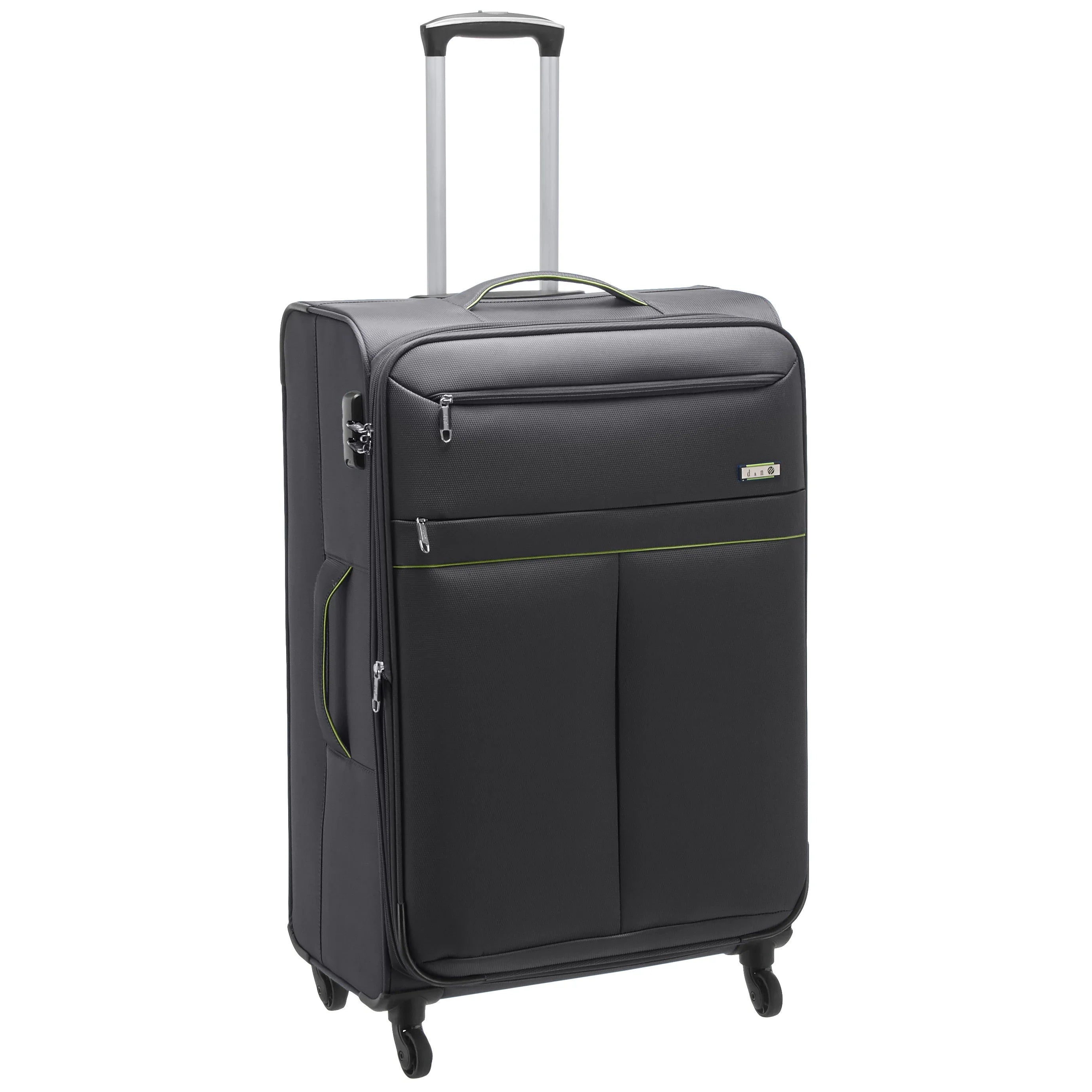 d&n Travel Line 6704 4-wheel trolley 75 cm - gray
