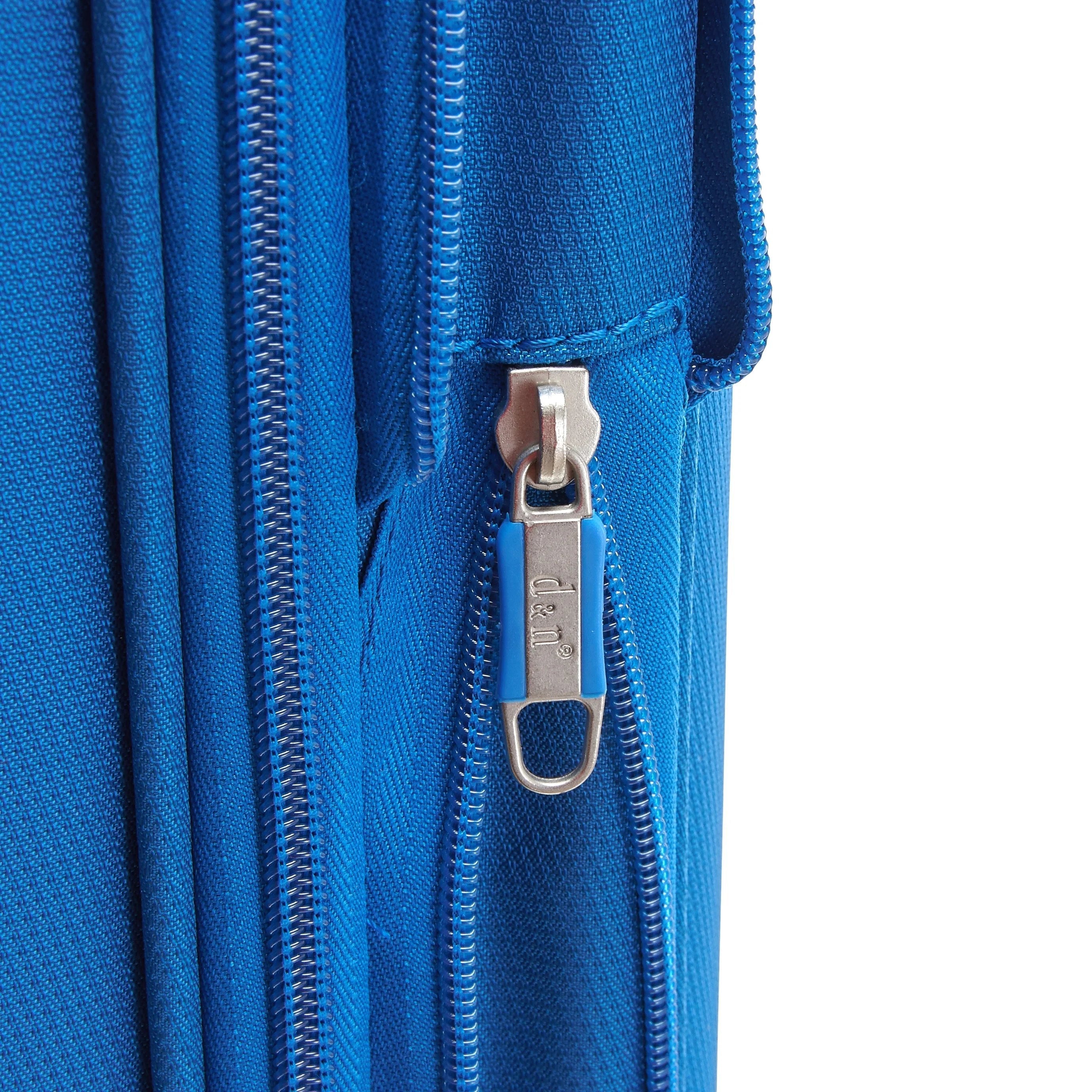 d&n Travel Line 6704 4-wheel trolley 75 cm - blue