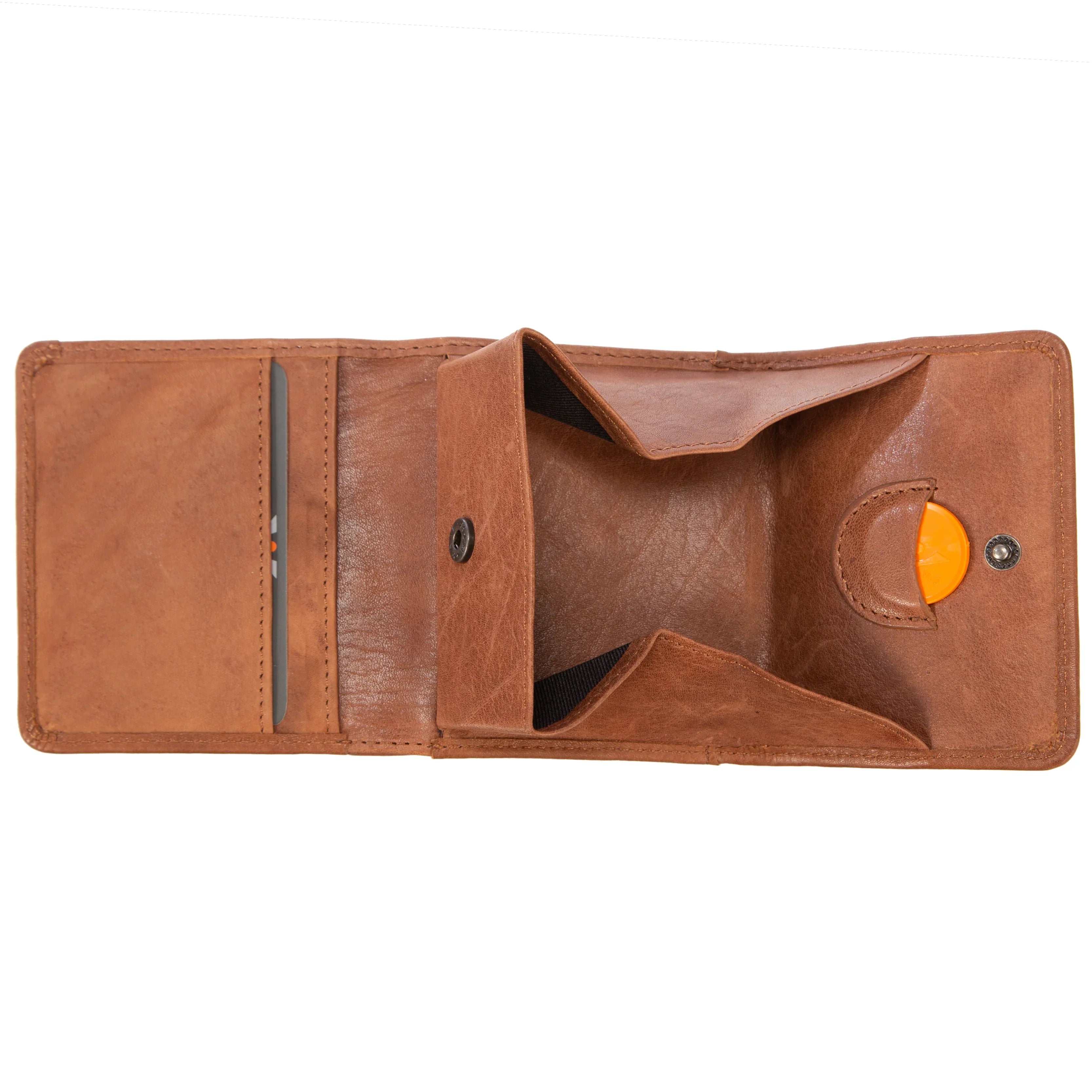 VOi-Design Dakota Venia Börse 10 cm - Braun