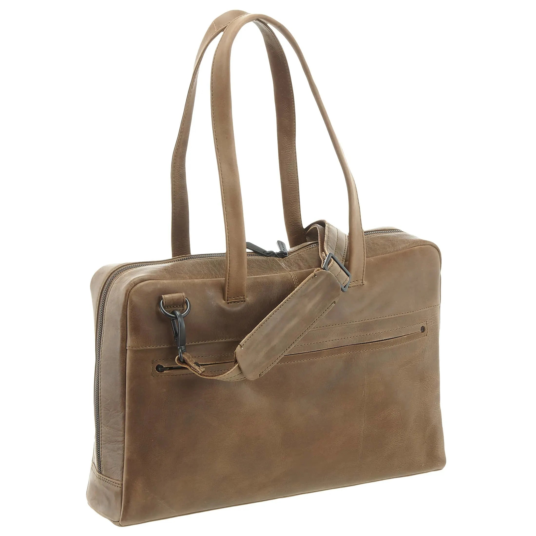 Plevier Pure Laptoptasche 43 cm - cognac