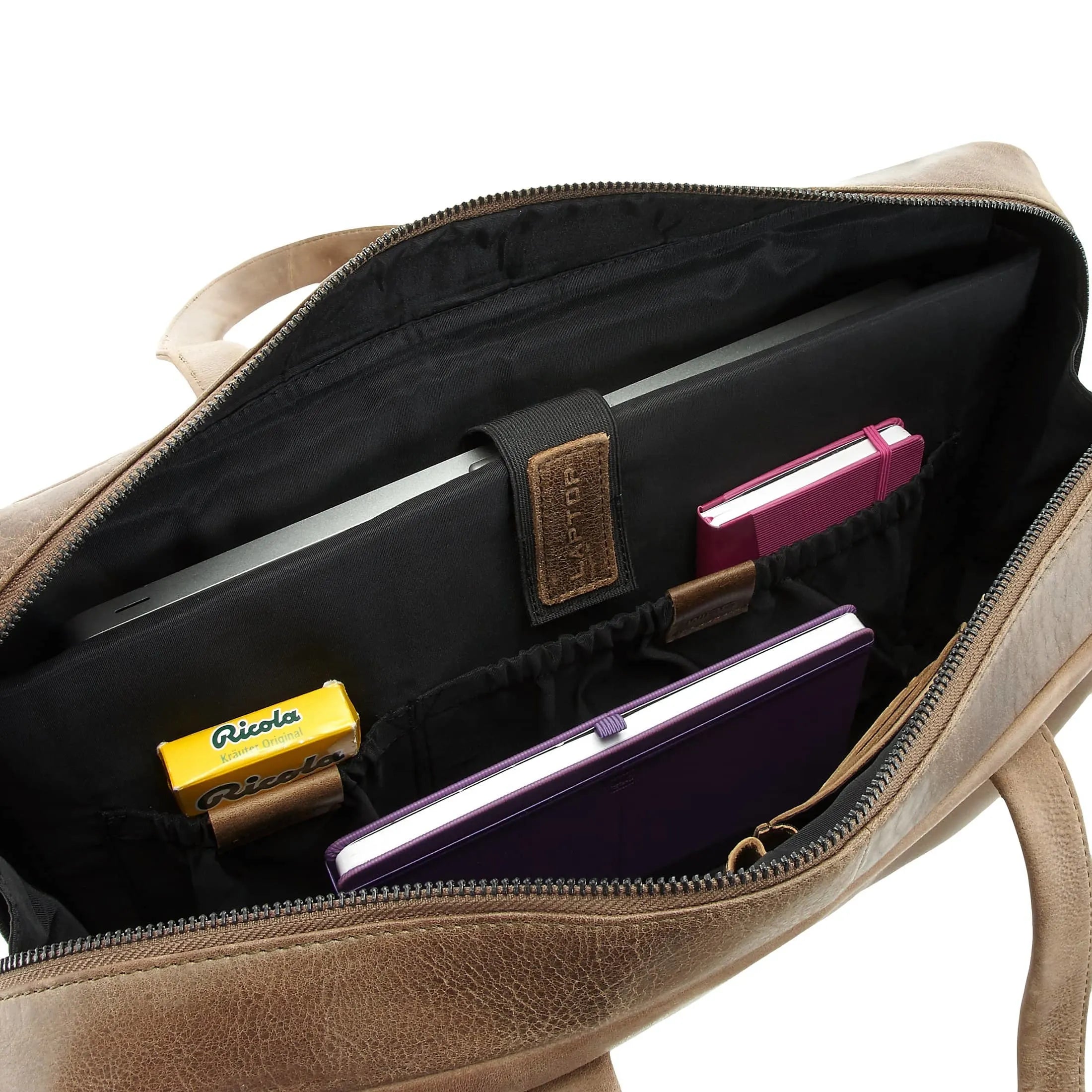 Plevier Pure Laptoptasche 43 cm - cognac