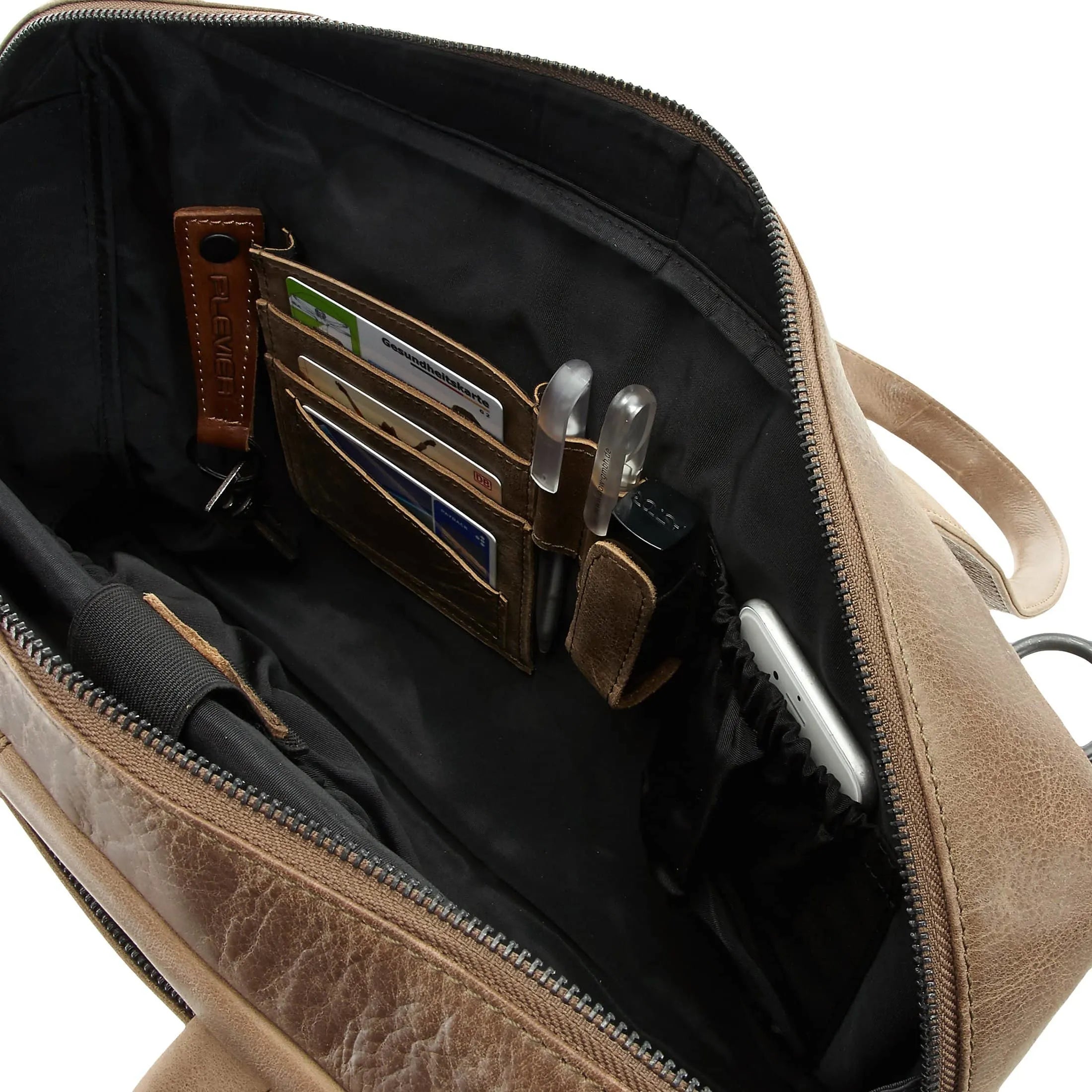 Plevier Pure Laptoptasche 43 cm - cognac