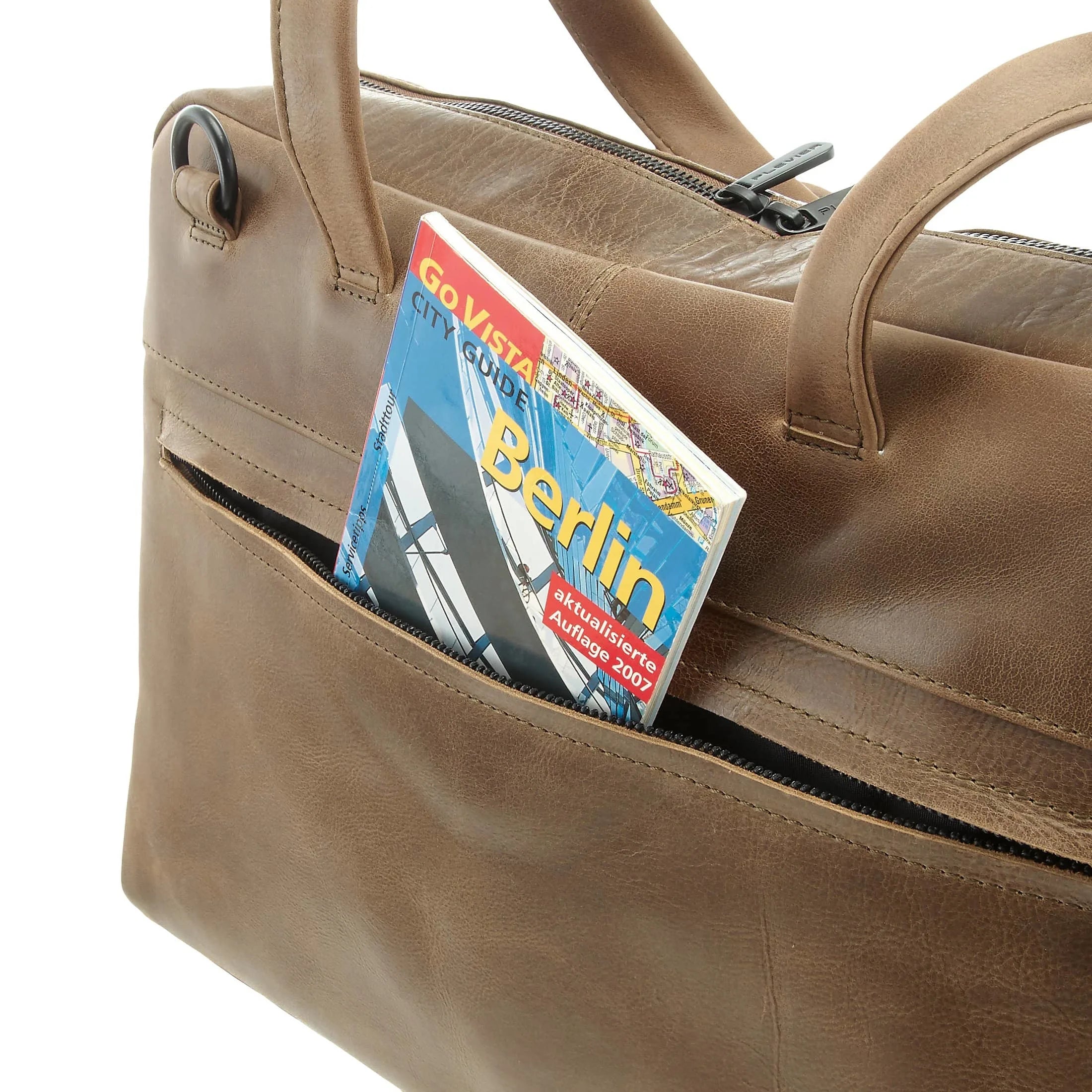 Plevier Pure Laptoptasche 43 cm - cognac