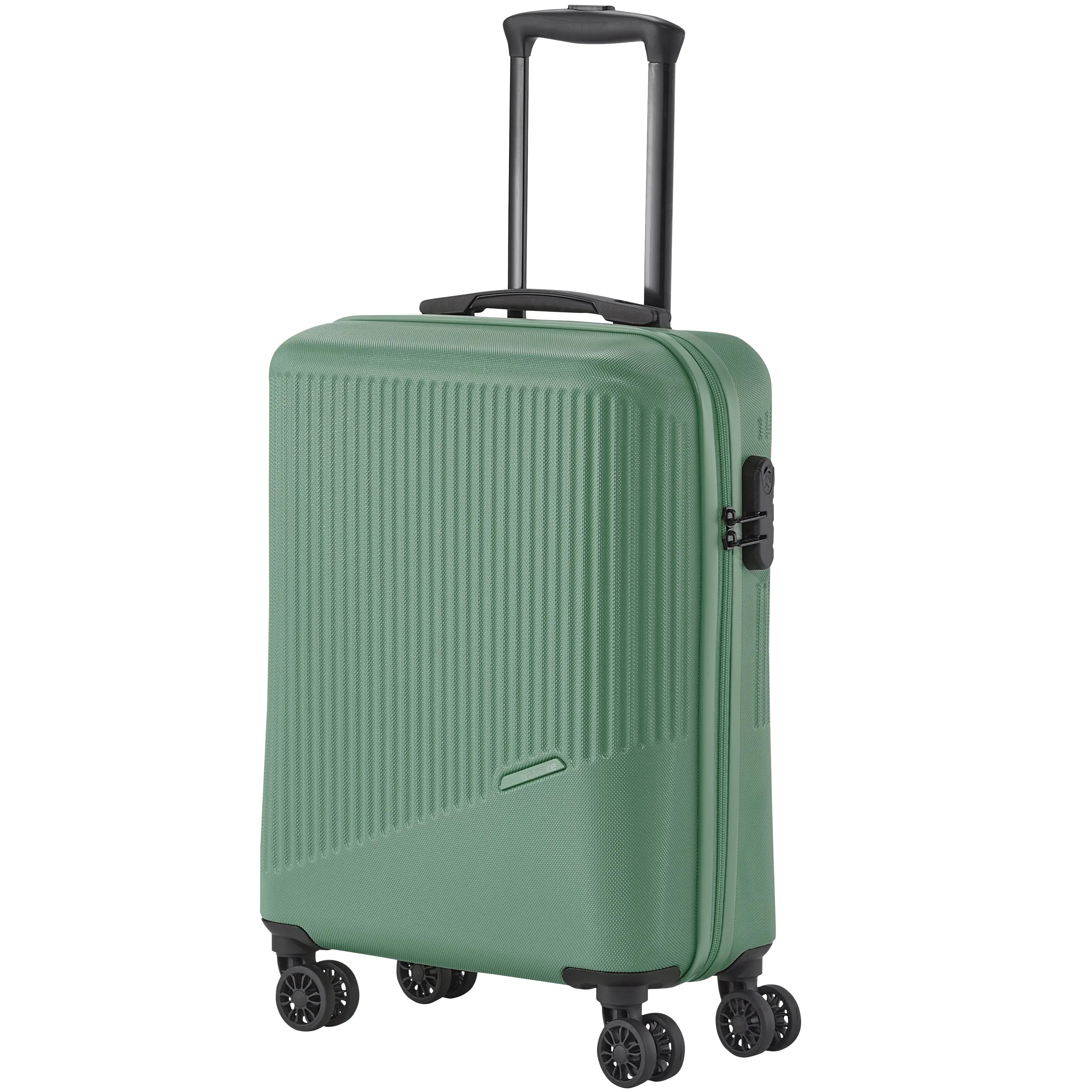 Travelite Bali 4-Rollen Trolley 55 cm - Grün