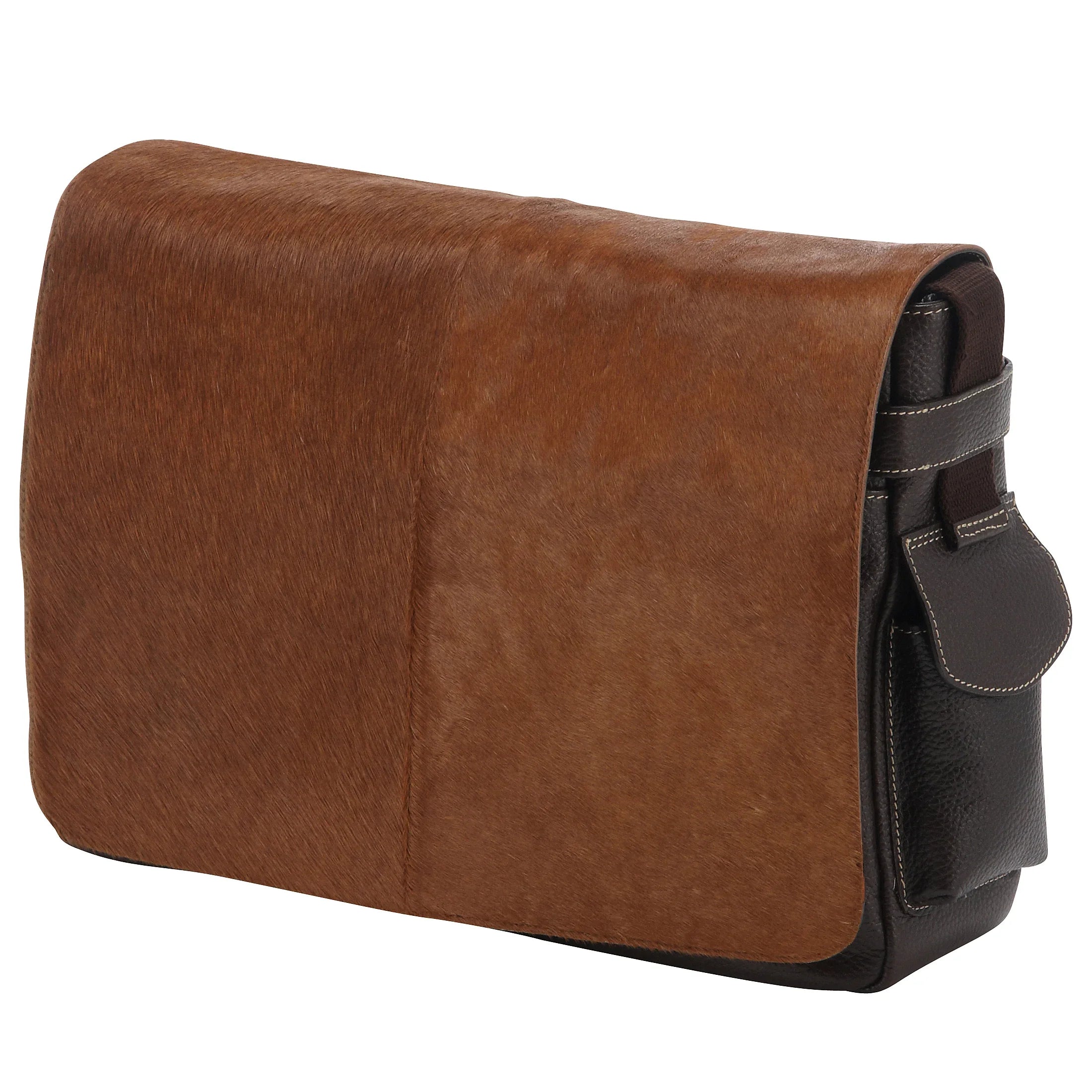 Pack Easy Fifty Rosi Messenger Bag mit Laptopfach 41 cm - braun
