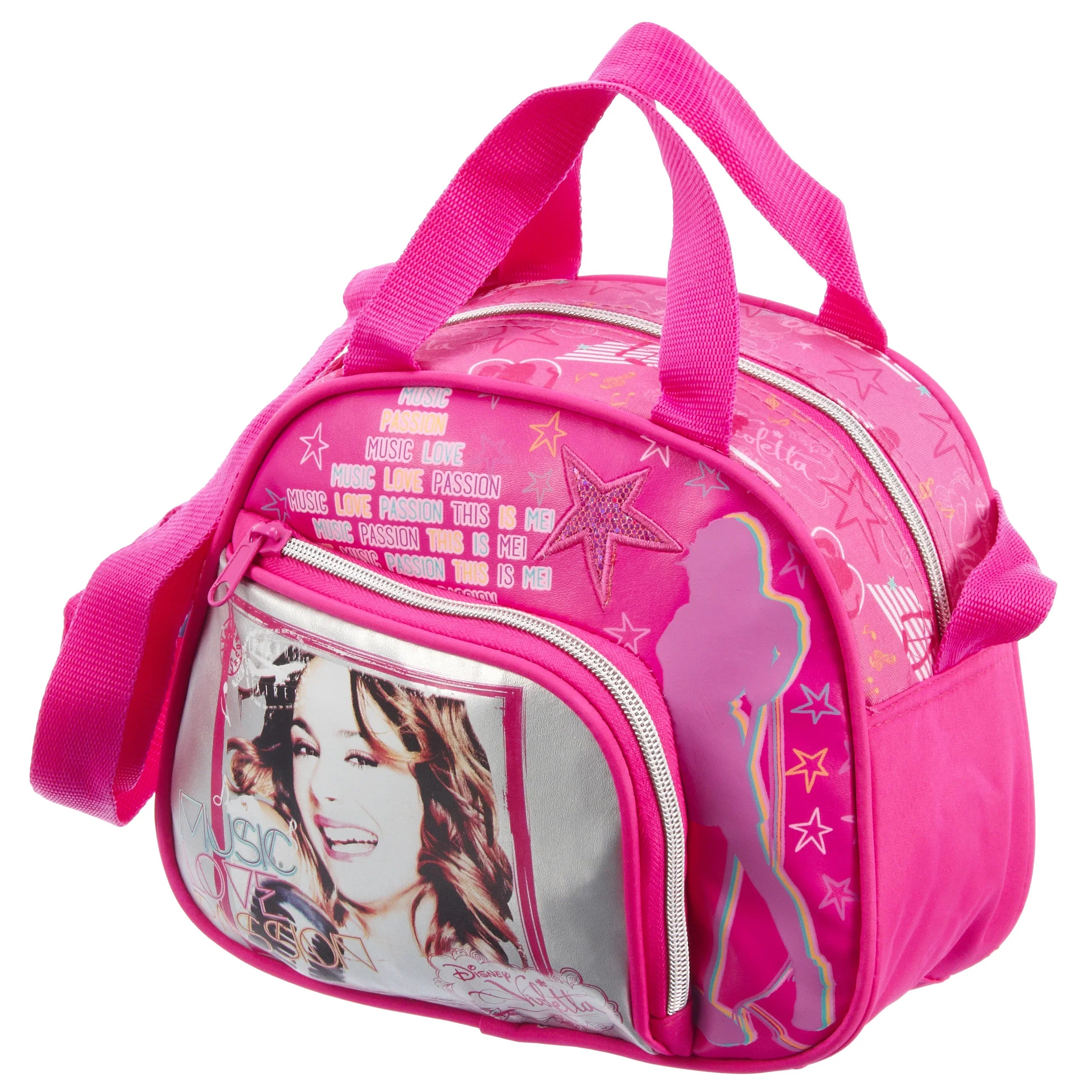 Disney Violetta Star Beauty Case mit Schulterriemen 23 cm - rosa