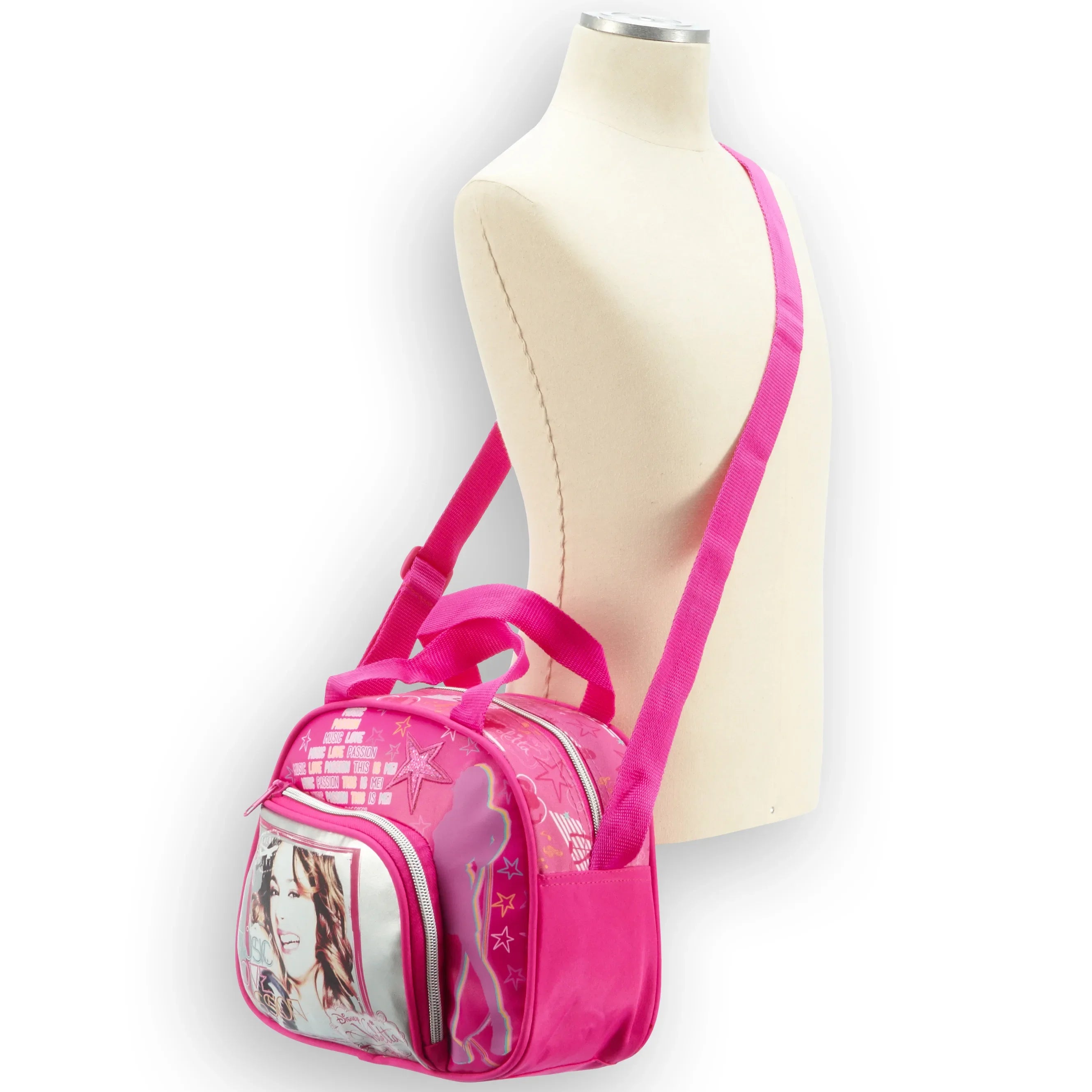 Disney Violetta Star Beauty Case with Shoulder Strap 23 cm - pink