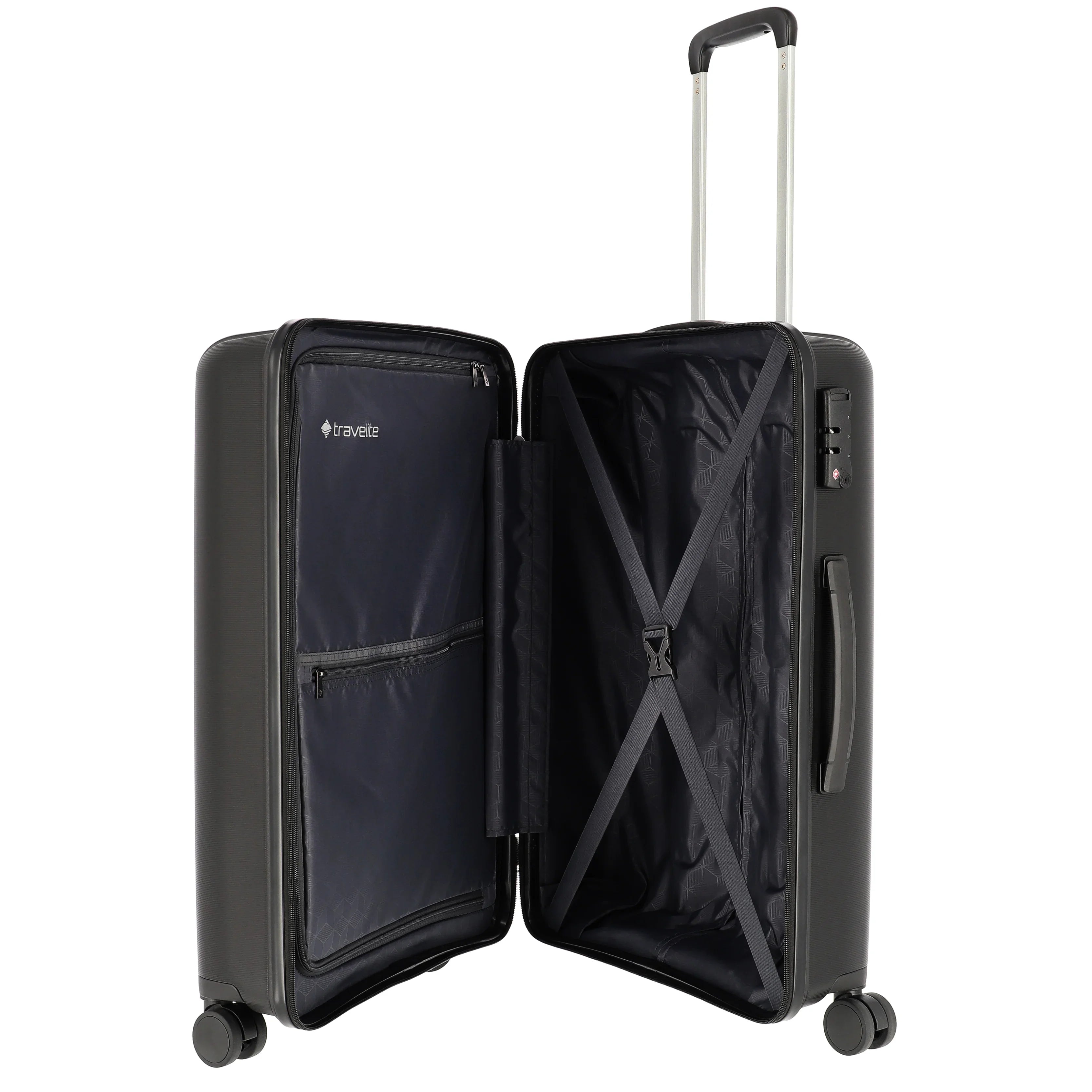 Travelite VAKA 4-Rollen Trolley 65 cm - Purple
