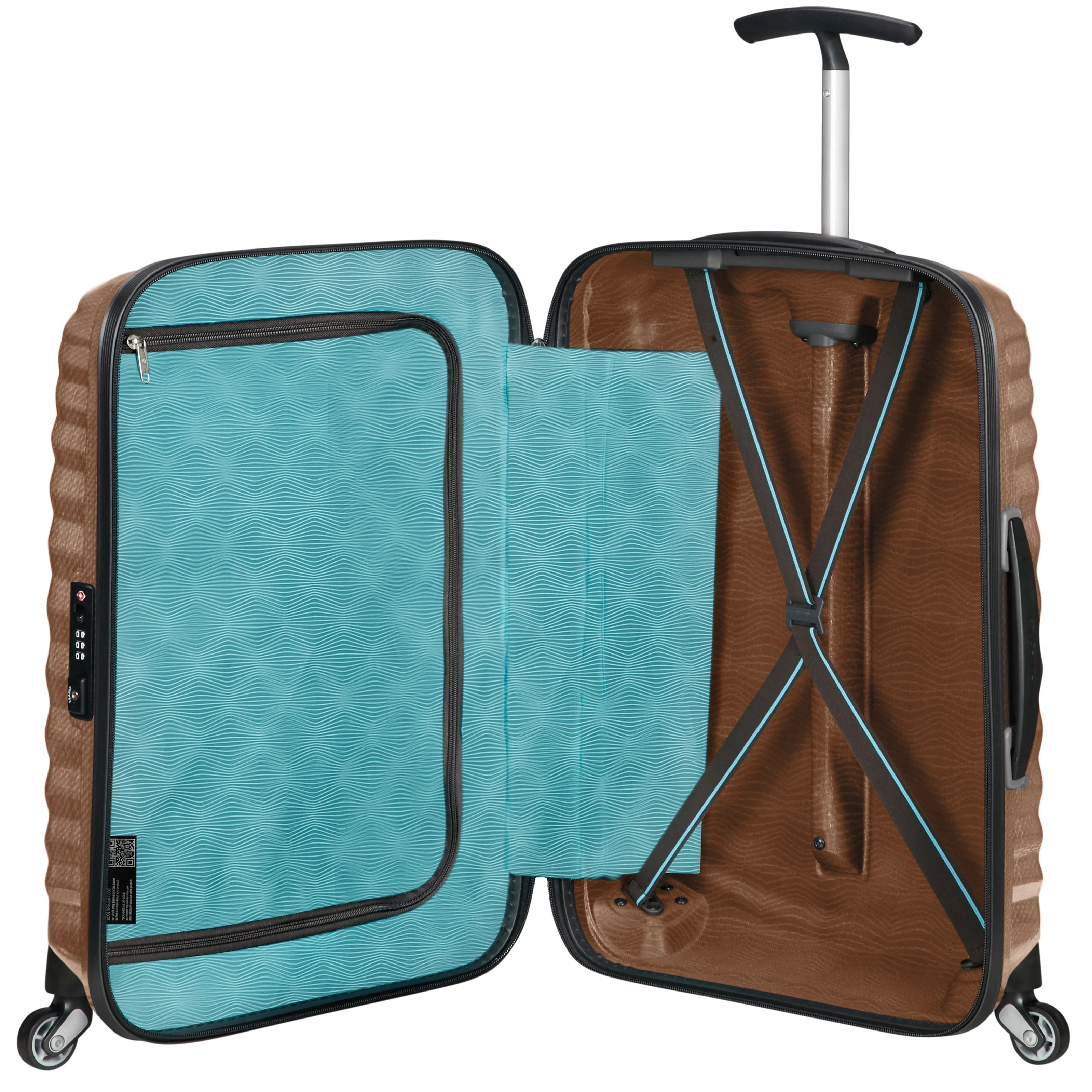 Samsonite Lite-Shock 4-wheel cabin trolley 55 cm - black