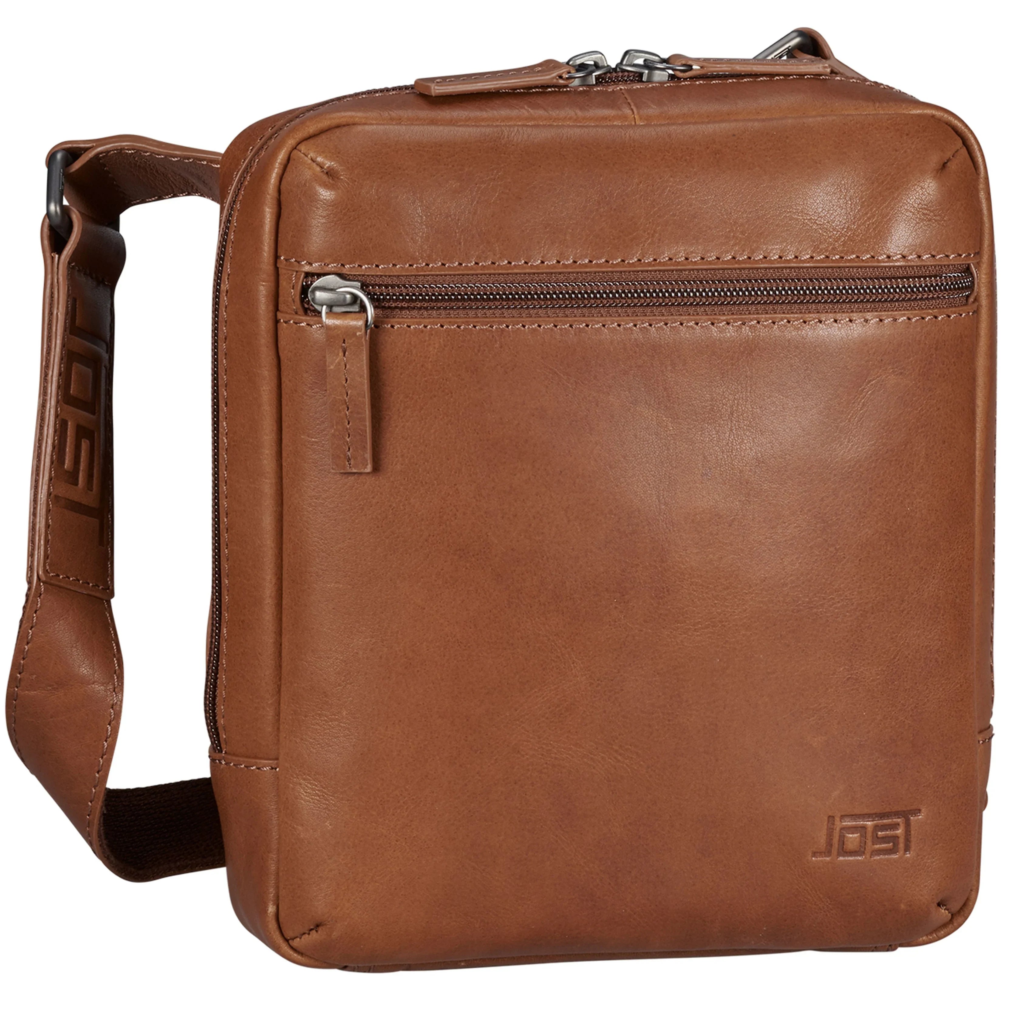 Jost Malmö Umhängetasche XS 21 cm - Cognac Jost - koffer - direkt.de
