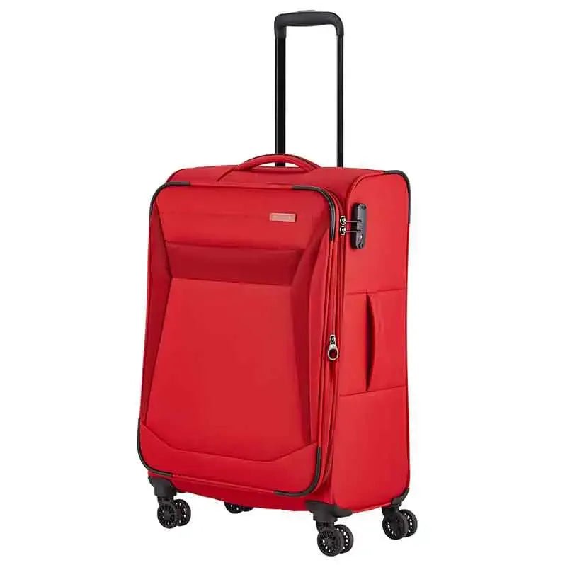 Travelite Chios 4 wheel trolley M 67 cm red