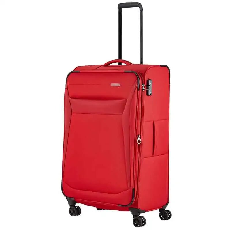 Travelite Chios 4 wheel trolley L 78 cm red