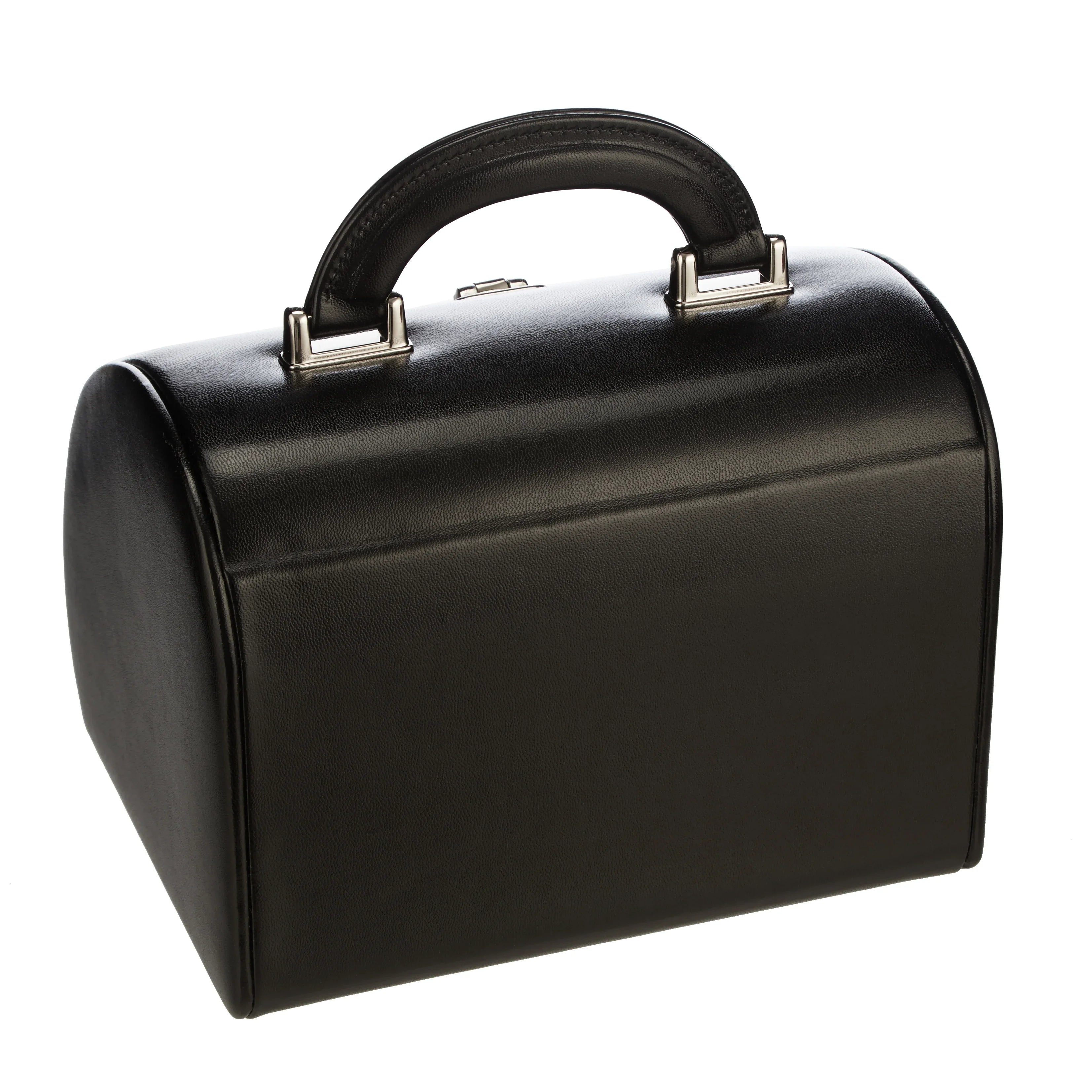 Windrose Merino Jewelry Case 4 Levels 22 cm - black