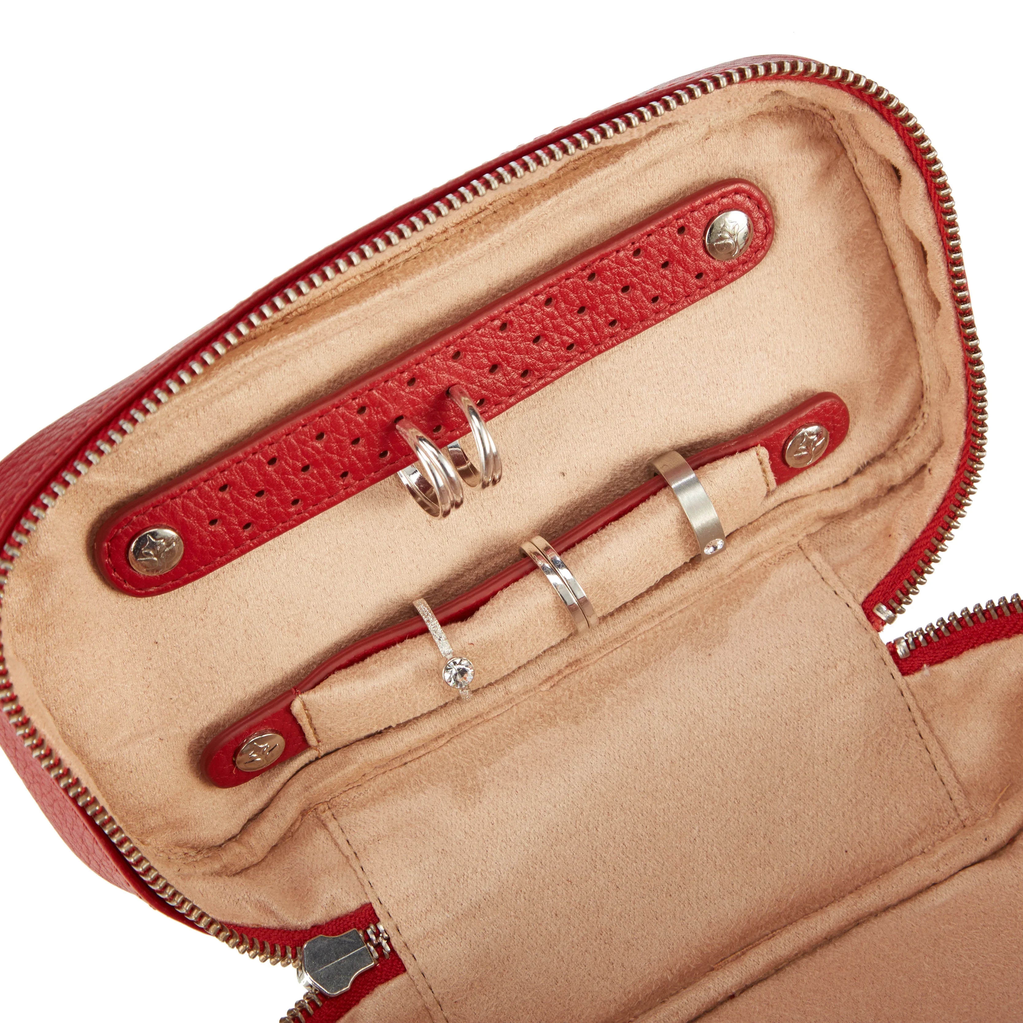 Windrose Soft Jewelry Case 19 cm - black