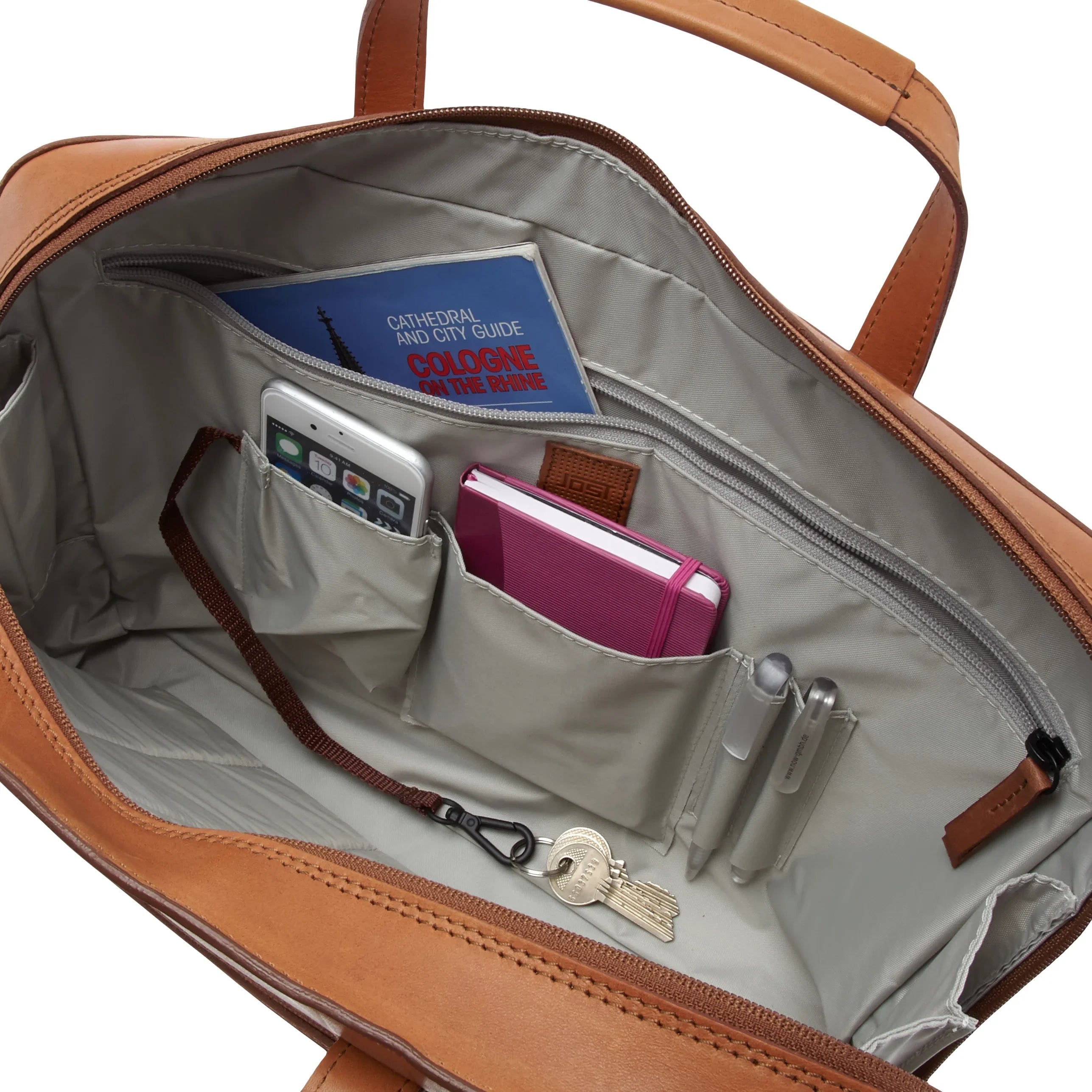 Jost Futura briefcase 40 cm - black