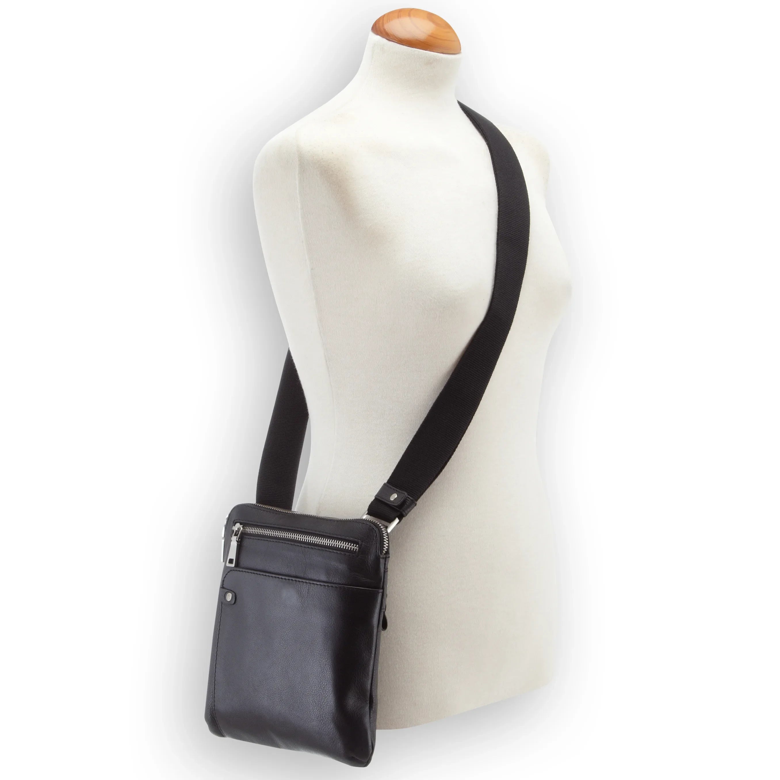 Esquire Sydney Crossbody Shoulder Bag 24 cm - black