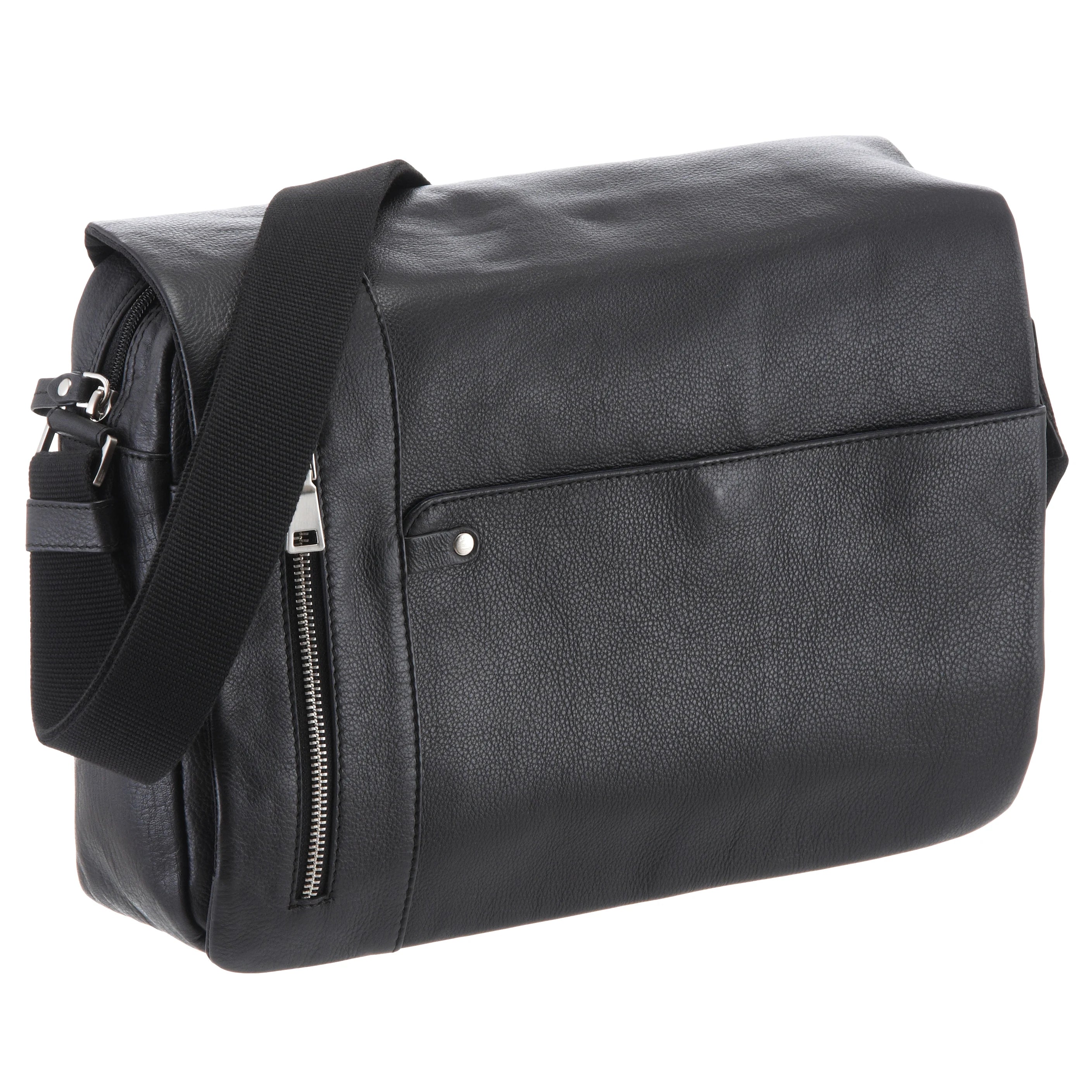 Esquire Sydney Messenger Bag 35 cm - schwarz