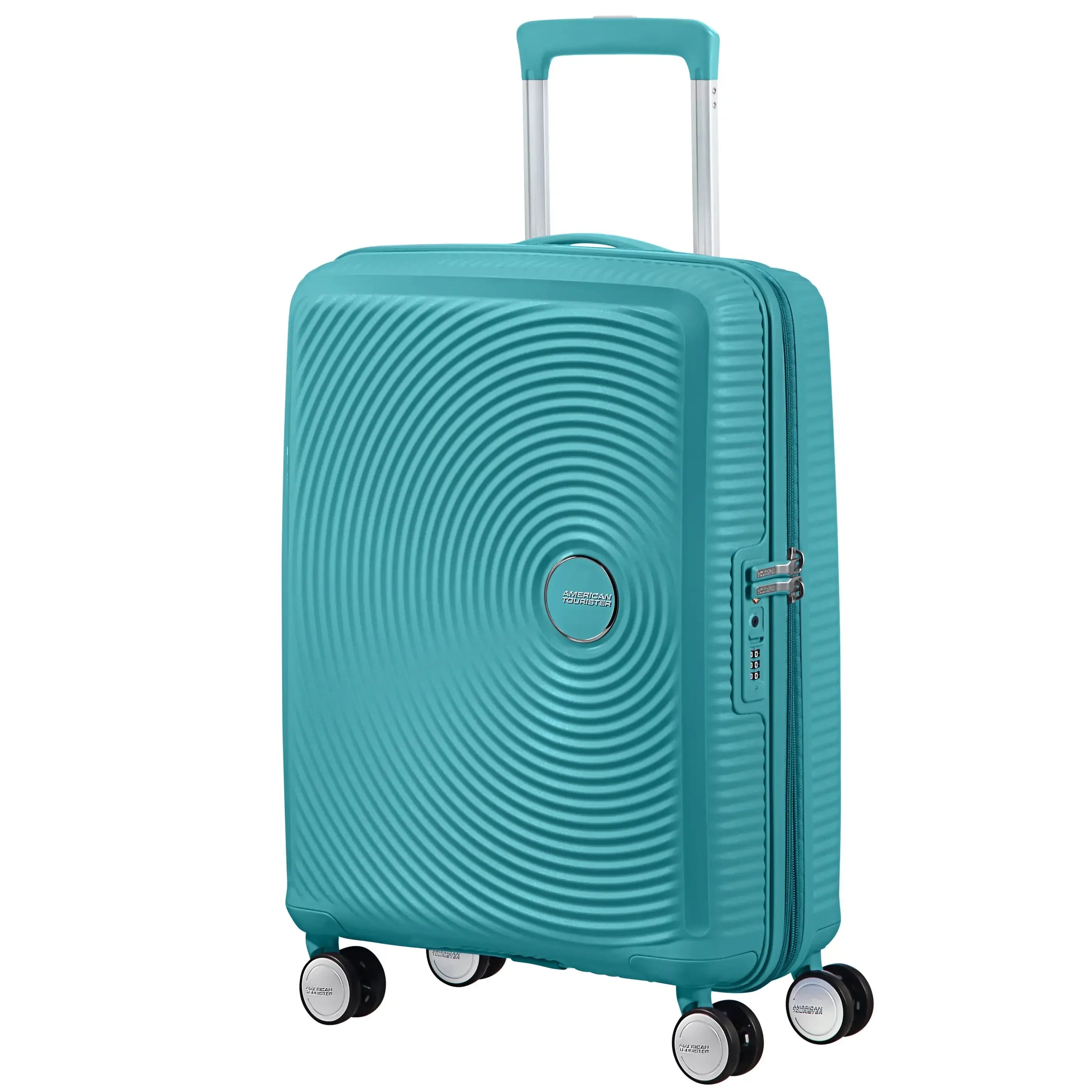 American Tourister Soundbox 4-Rollen-Bordtrolley 55 cm - turquoise tonic