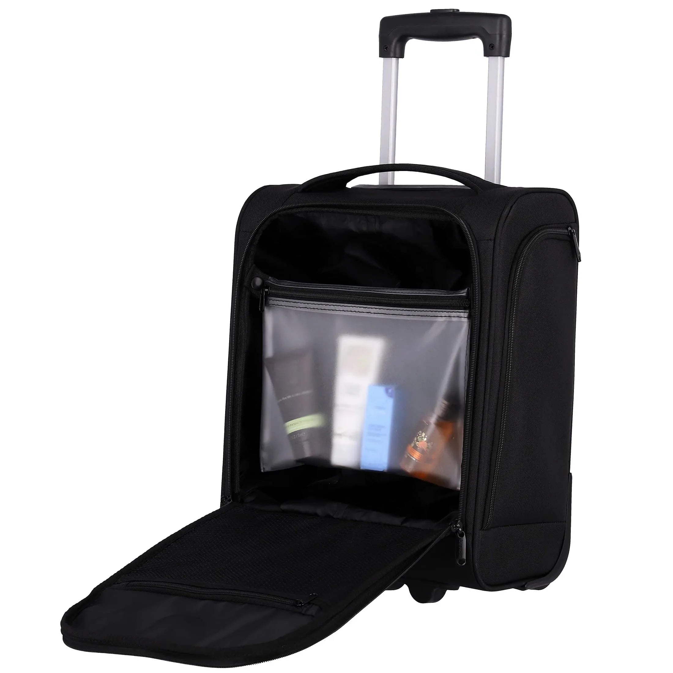 Travelite Cabin 2-Rollen Bordtrolley Underseater 43 cm - Schwarz