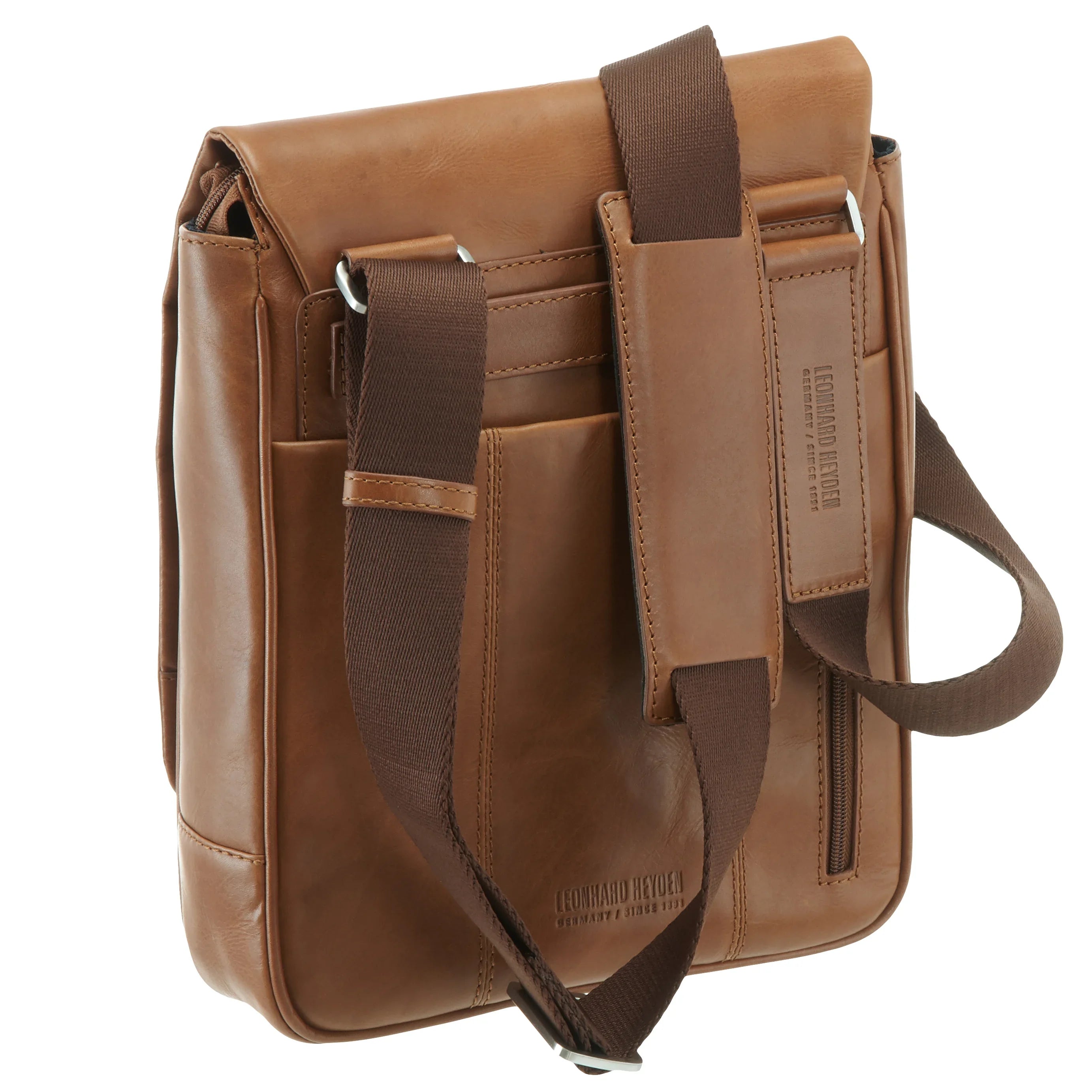 Leonhard Heyden Chicago Umhängetasche S 26 cm - braun