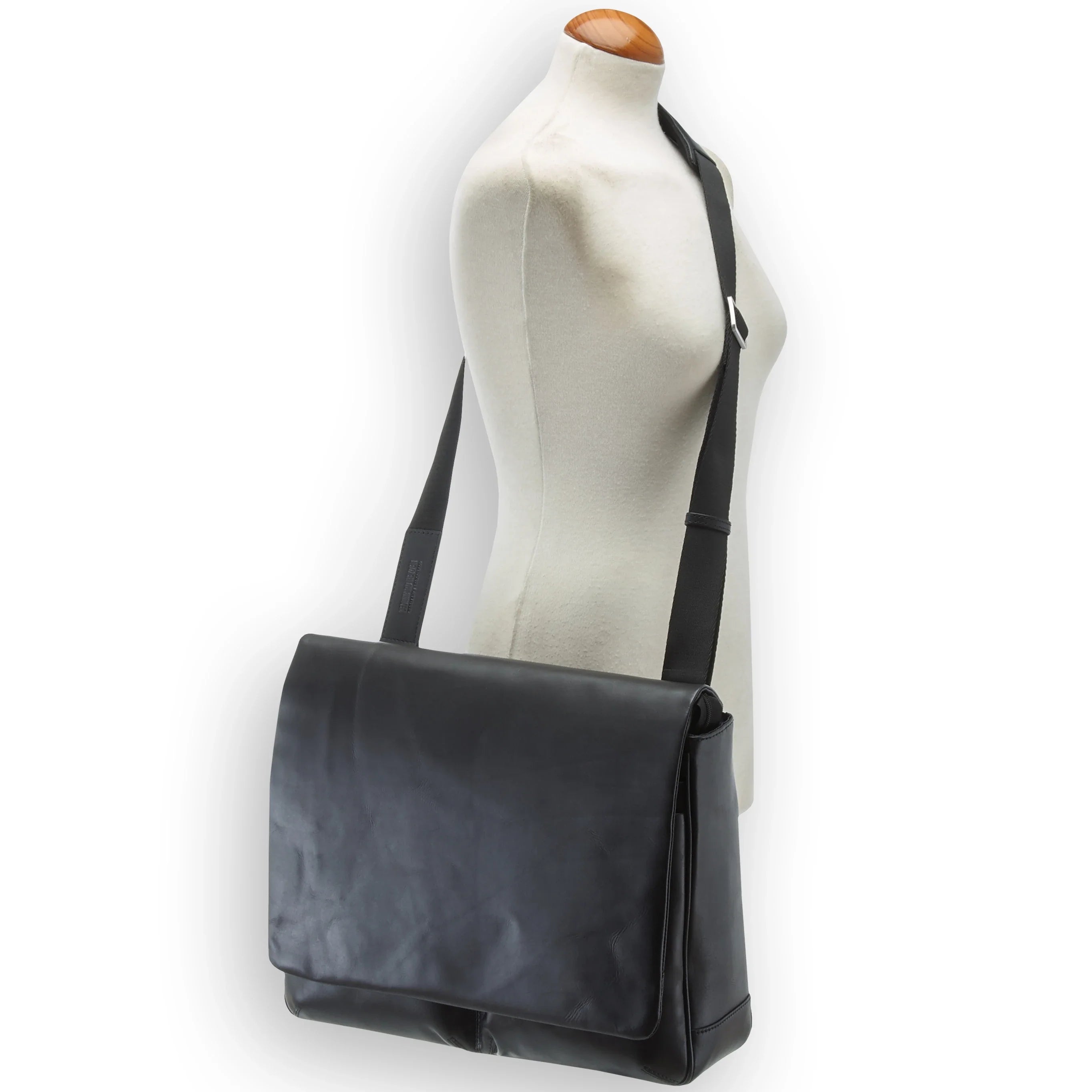Leonhard Heyden Chicago Umhängetasche L 38 cm - braun
