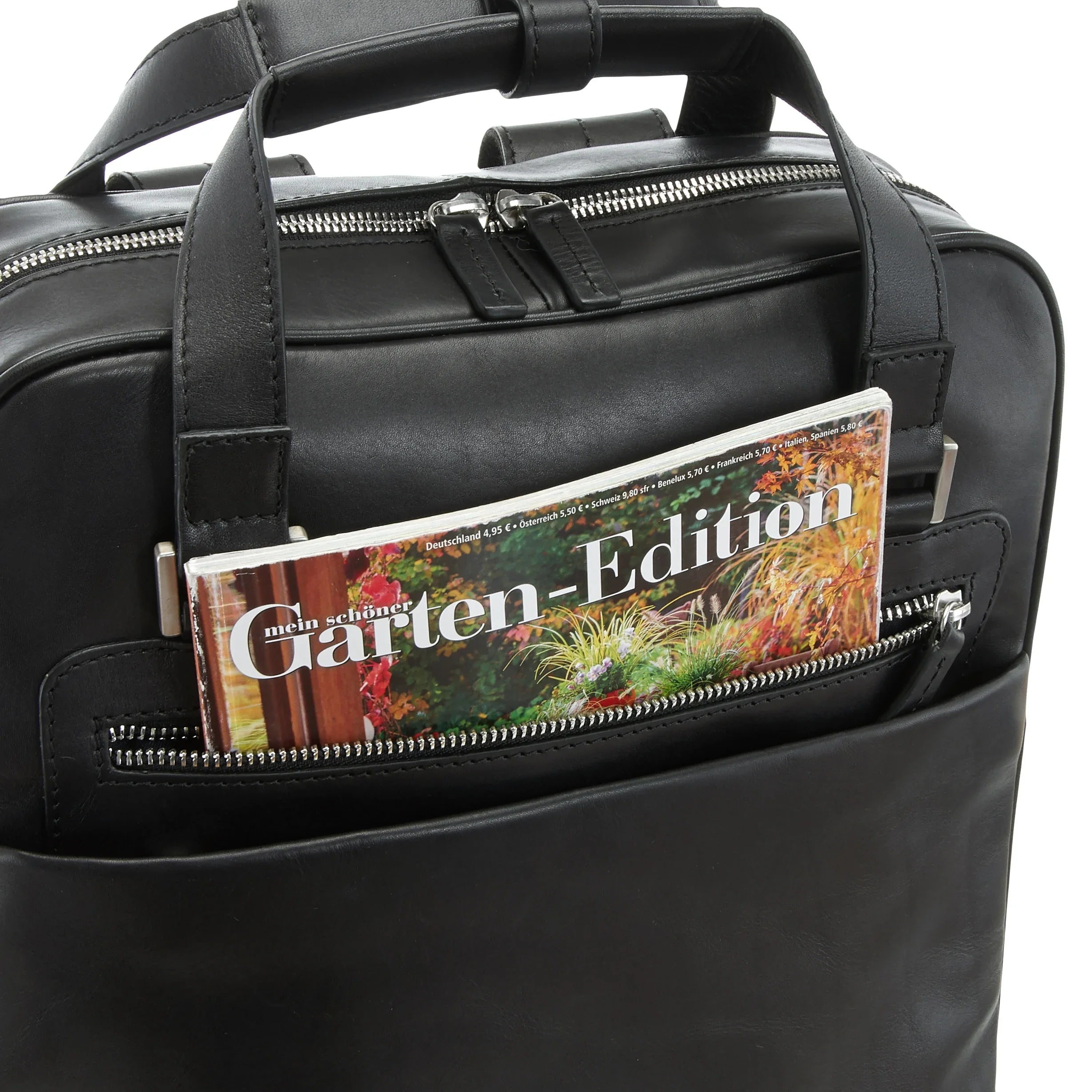 Leonhard Heyden Chicago Kurzgrifftasche 42 cm - schwarz
