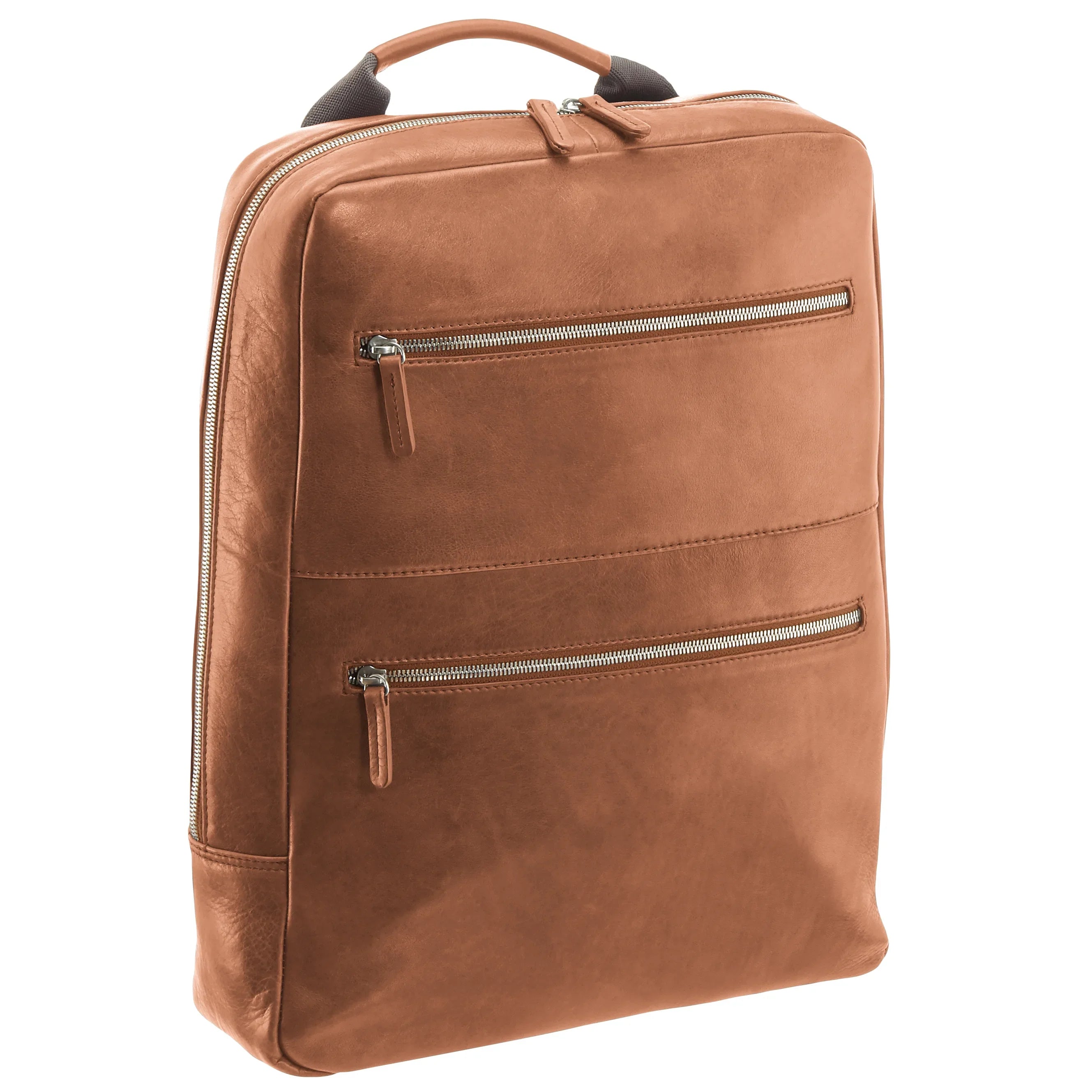 Leonhard Heyden Amsterdam Rucksack 42 cm - cognac