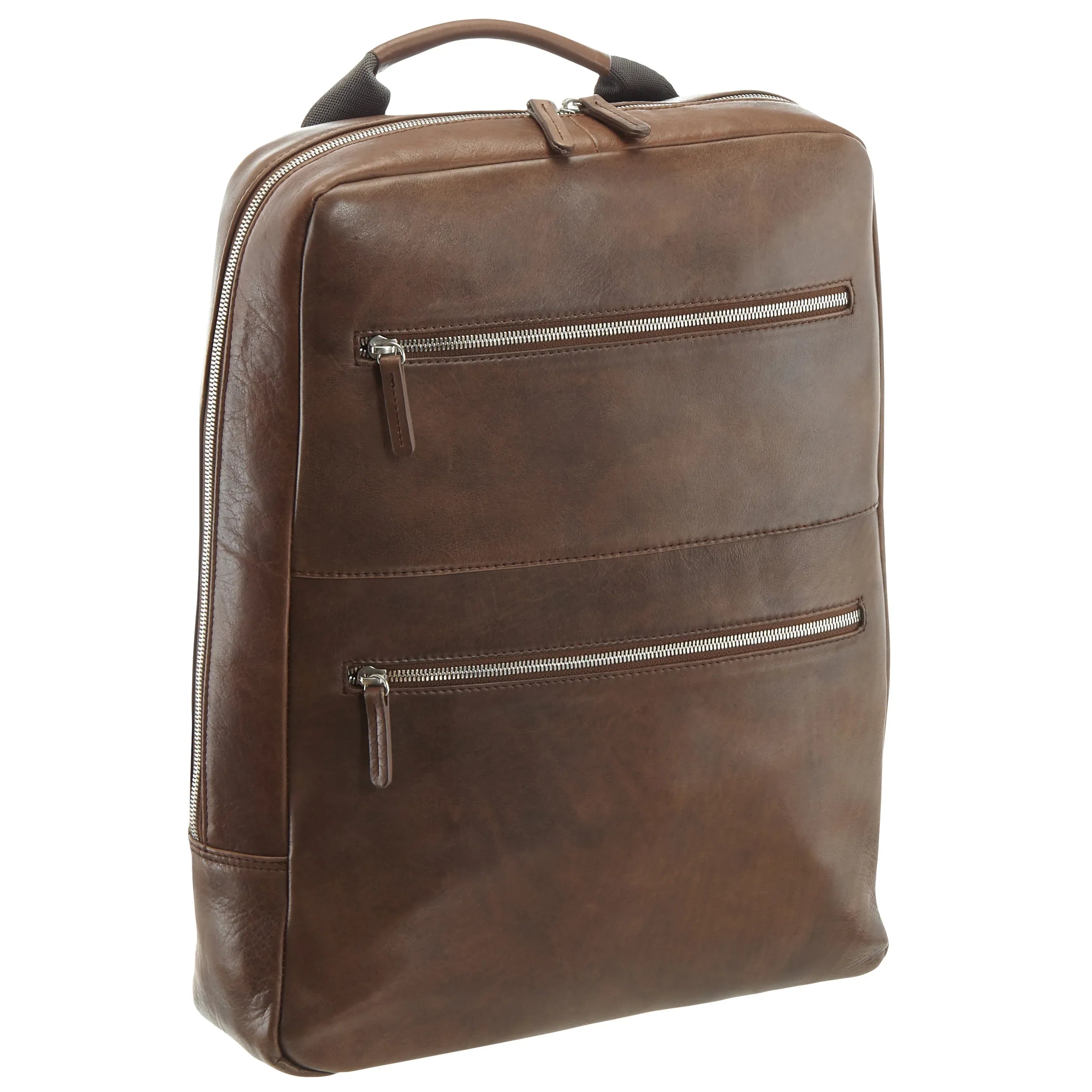 Leonhard Heyden Amsterdam Rucksack 42 cm - cognac