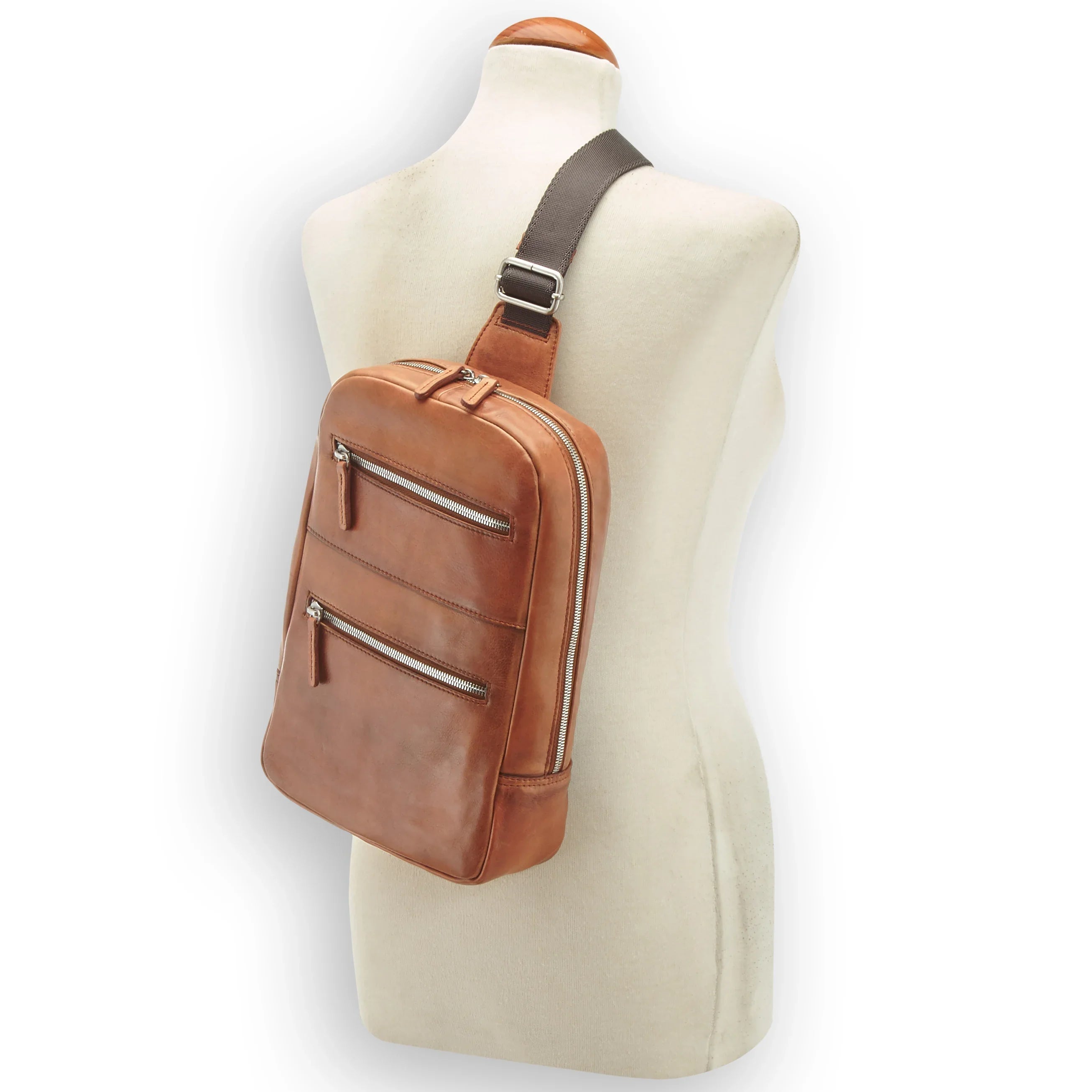 Leonhard Heyden Amsterdam Crossbag 30 cm - braun