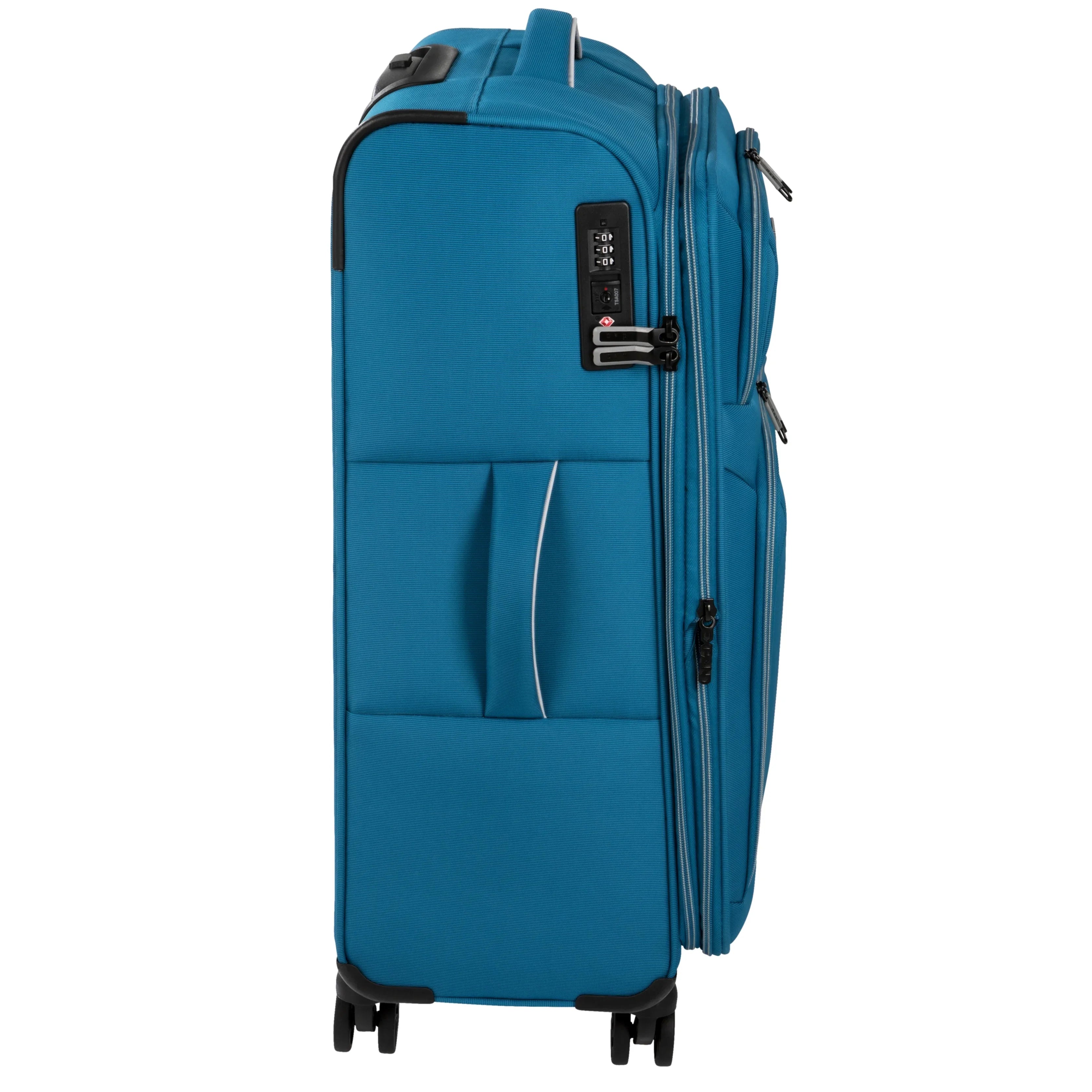 d&n Travel Line 9204 4-Rollen Kabinentrolley 55 cm - Schwarz